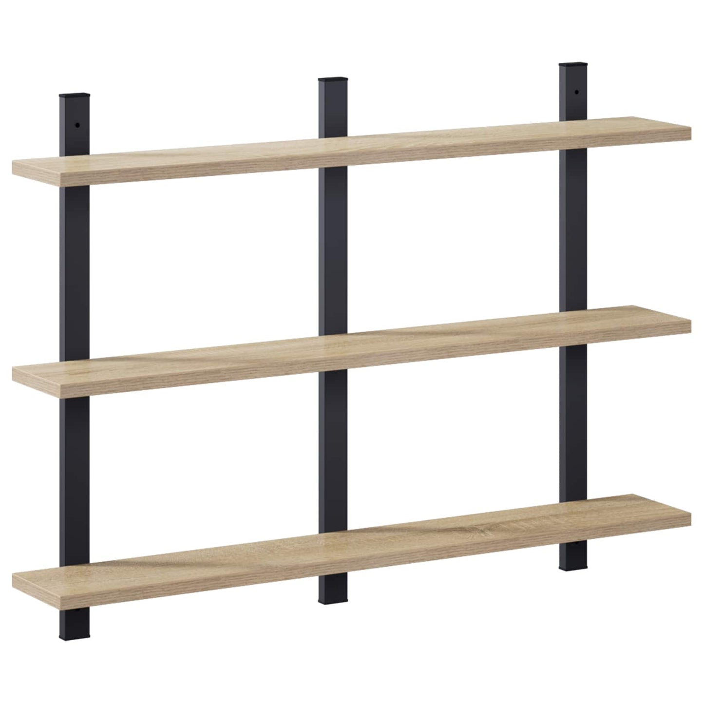 vidaXL Ράφι Τοίχου Sonoma Δρυς 79.5 x 13.5 x 58 cm Επεξεργασμένο Ξύλο
