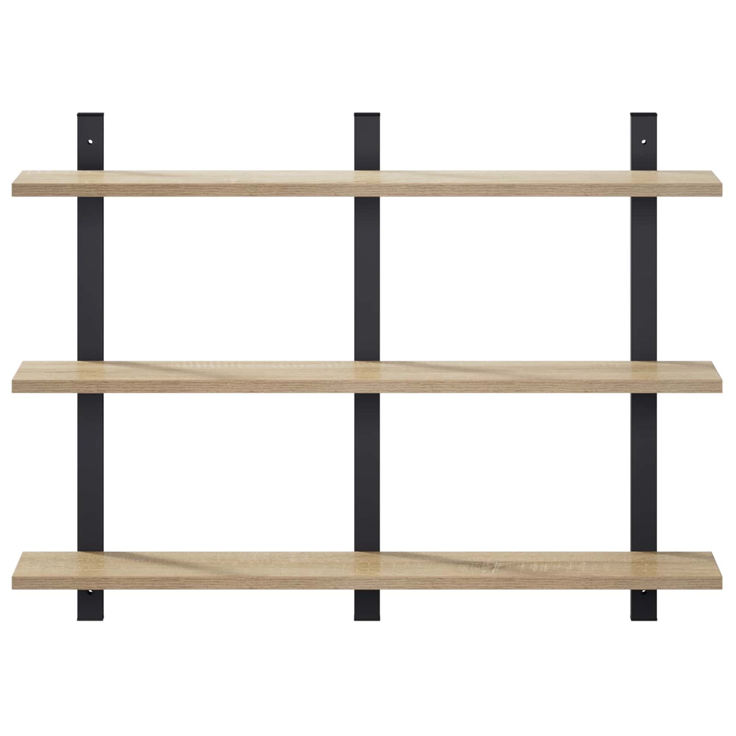 vidaXL Ράφι Τοίχου Sonoma Δρυς 79.5 x 13.5 x 58 cm Επεξεργασμένο Ξύλο