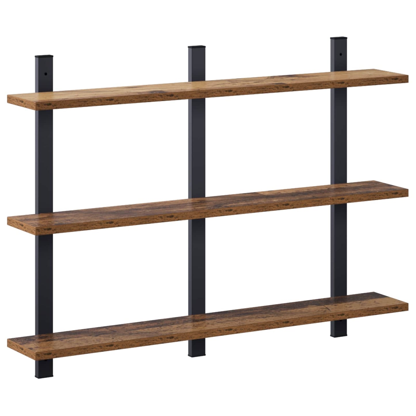 vidaXL Ράφι Τοίχου Παλαιωμένο ξύλο 79.5 x 13.5 x 58 cm