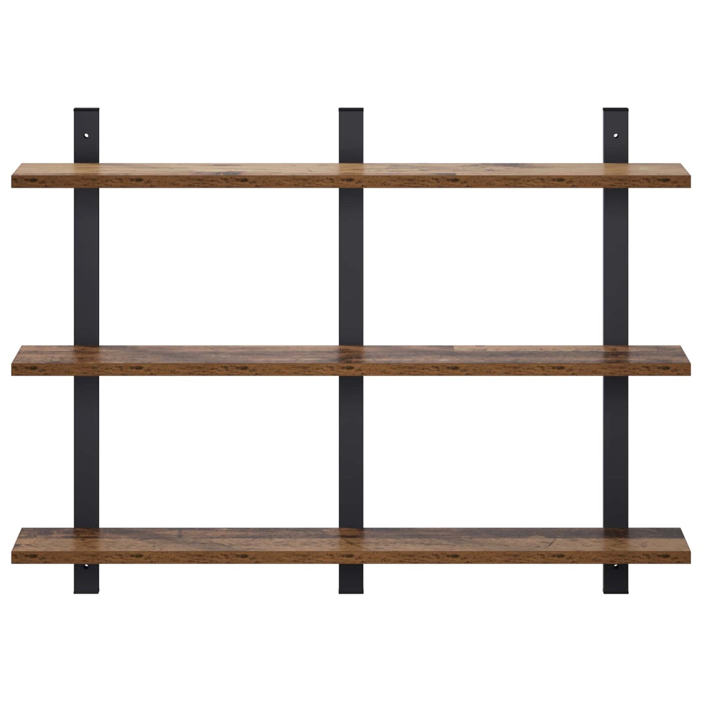 vidaXL Ράφι Τοίχου Παλαιωμένο ξύλο 79.5 x 13.5 x 58 cm