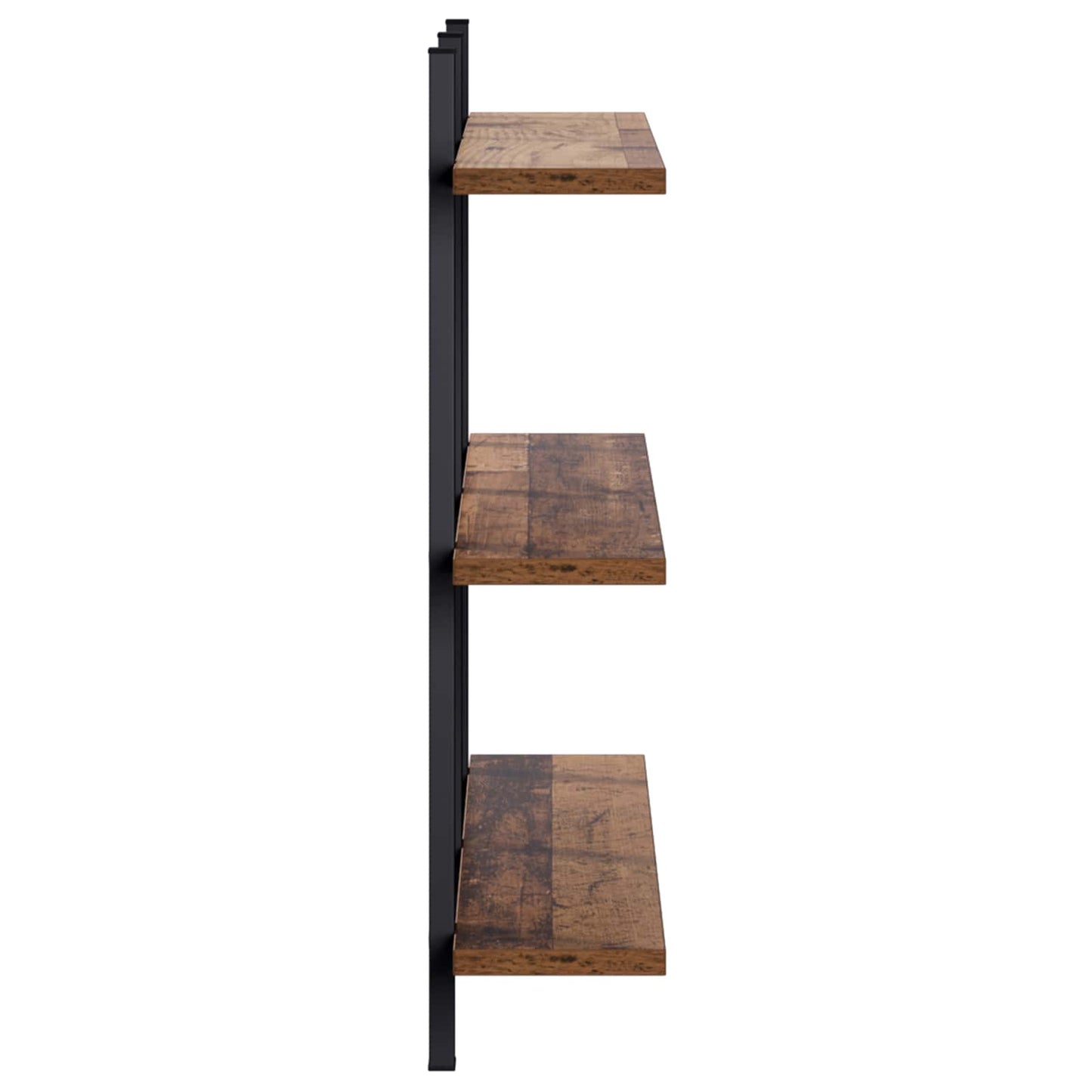 vidaXL Ράφι Τοίχου Παλαιωμένο ξύλο 79.5 x 13.5 x 58 cm