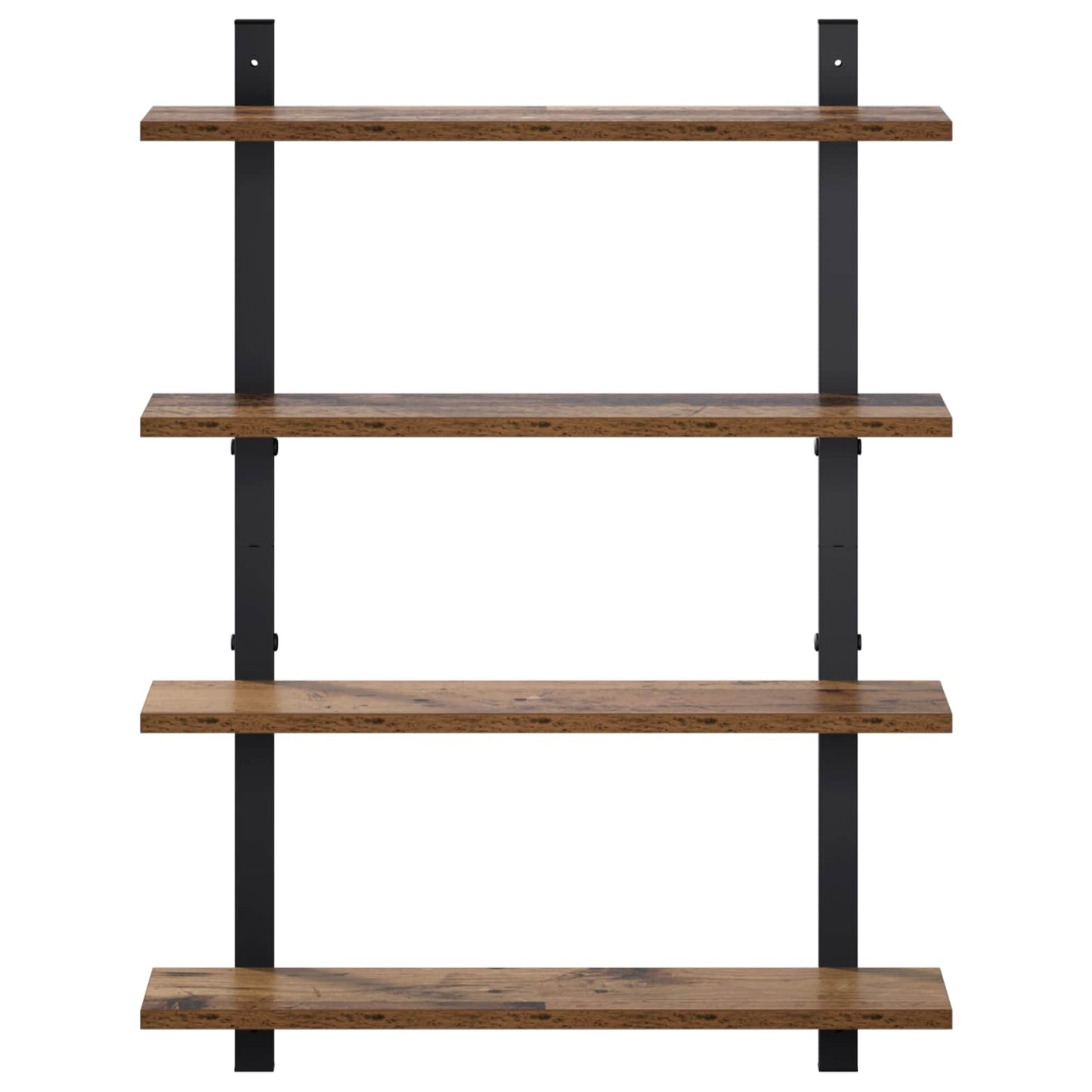 vidaXL Ράφι Τοίχου Παλαιωμένο ξύλο 60.5 x 13.5 x 80.5 cm