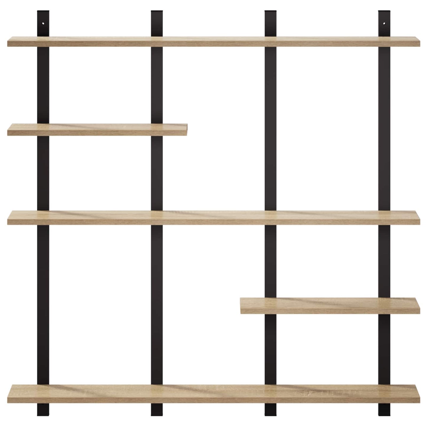 vidaXL Ράφι Τοίχου Sonoma Δρυς 102 x 13.5 x 102.5 cm