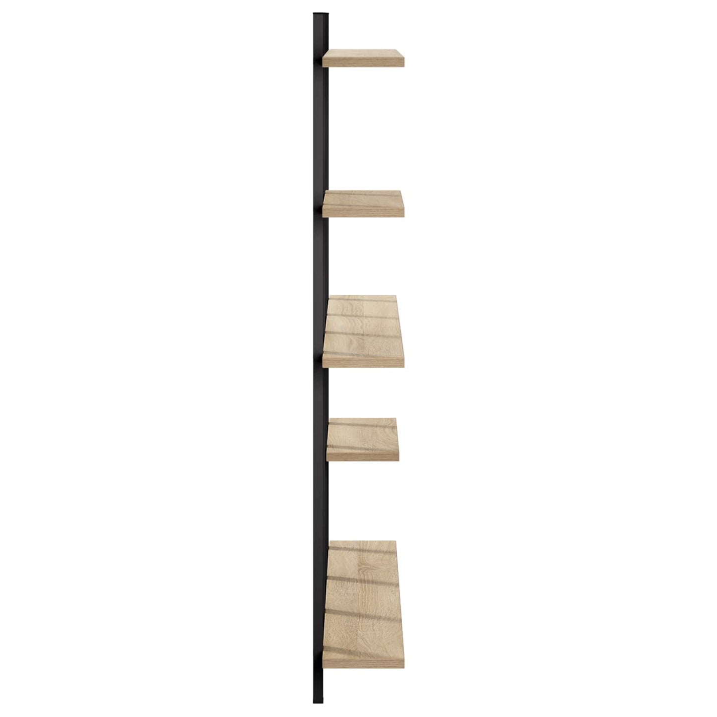 vidaXL Ράφι Τοίχου Sonoma Δρυς 102 x 13.5 x 102.5 cm