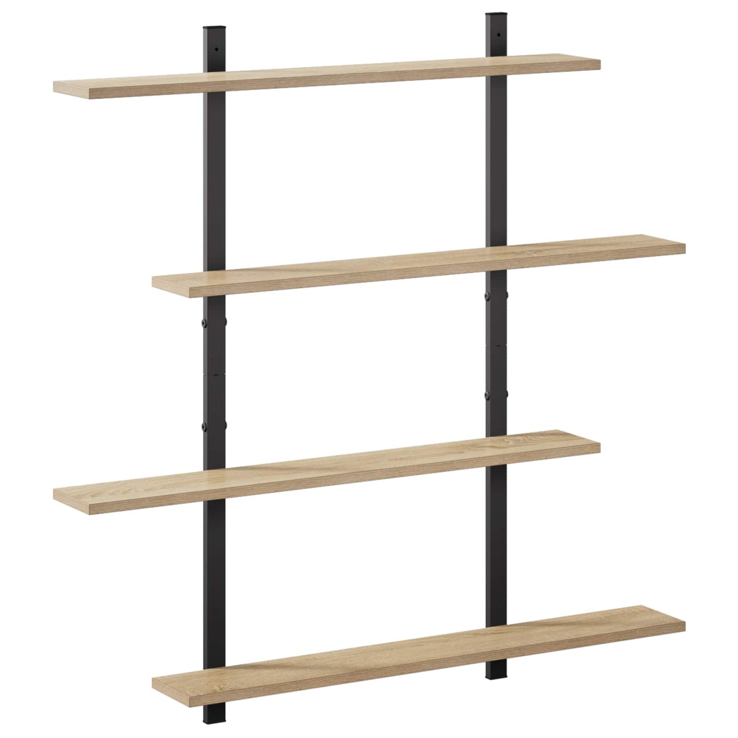 vidaXL Ράφι Τοίχου Sonoma Δρυς 100 x 13.5 x 101 cm Επεξεργασμένο Ξύλο