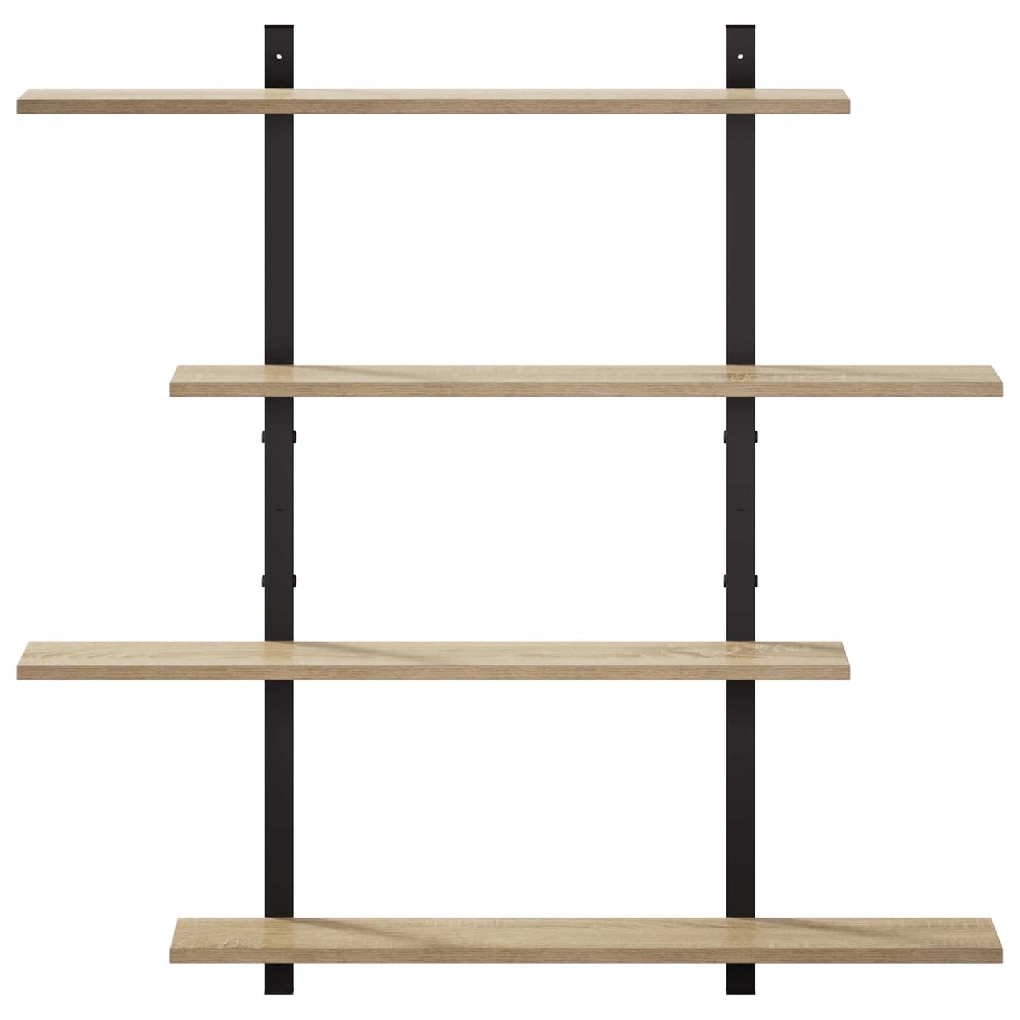 vidaXL Ράφι Τοίχου Sonoma Δρυς 100 x 13.5 x 101 cm Επεξεργασμένο Ξύλο