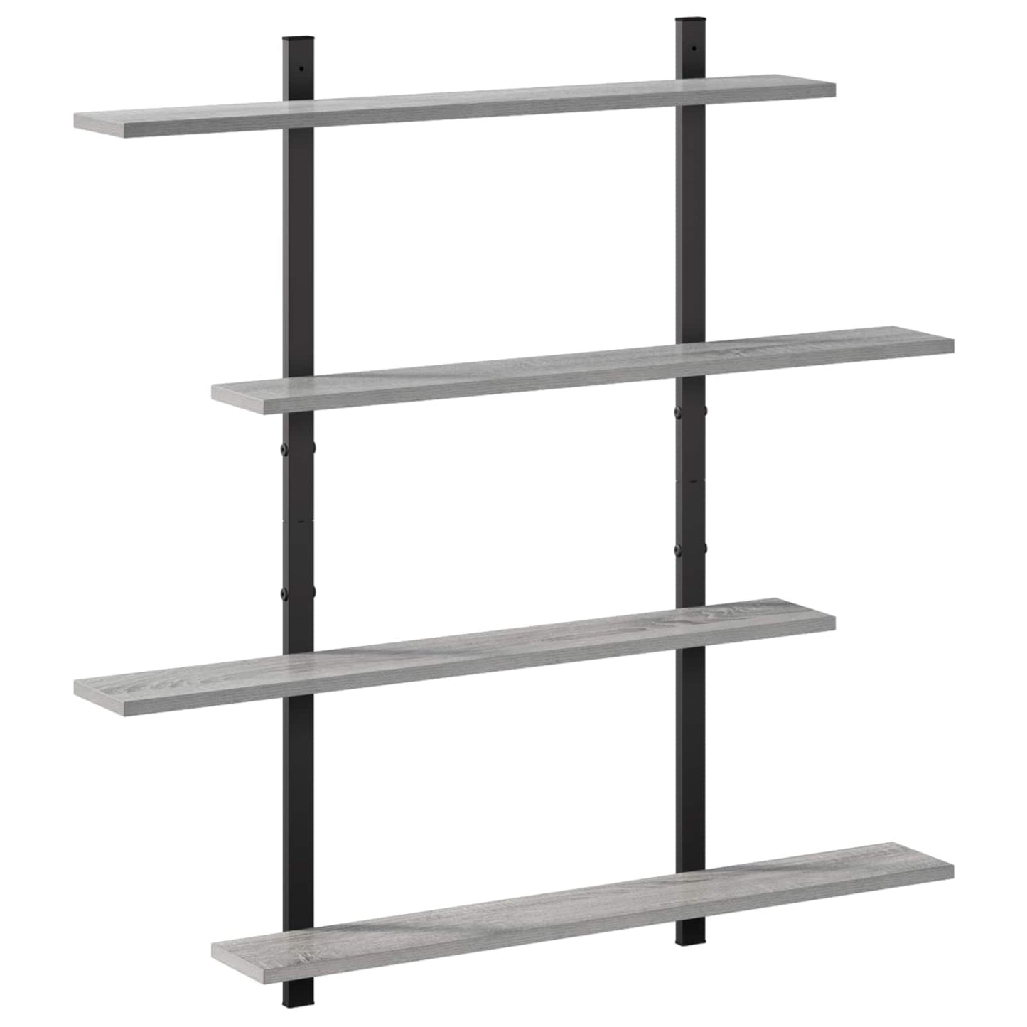 vidaXL Ράφι Τοίχου Γκρι Sonoma 100 x 13,5 x 101 εκ. Επεξεργασμένο Ξύλο