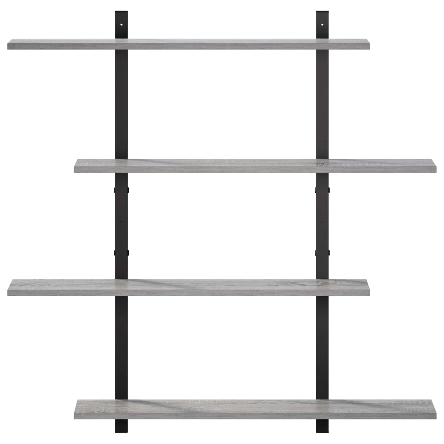 vidaXL Ράφι Τοίχου Γκρι Sonoma 100 x 13,5 x 101 εκ. Επεξεργασμένο Ξύλο