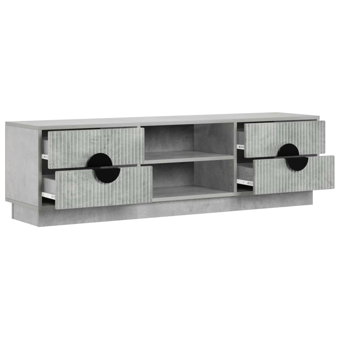 vidaXL Ντουλάπι TV VENRAY 137,5 x 33 x 40 cm Γκρι Σκυροδέματος