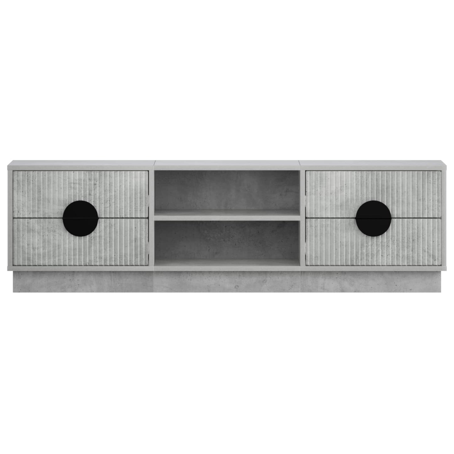 vidaXL Ντουλάπι TV VENRAY 137,5 x 33 x 40 cm Γκρι Σκυροδέματος