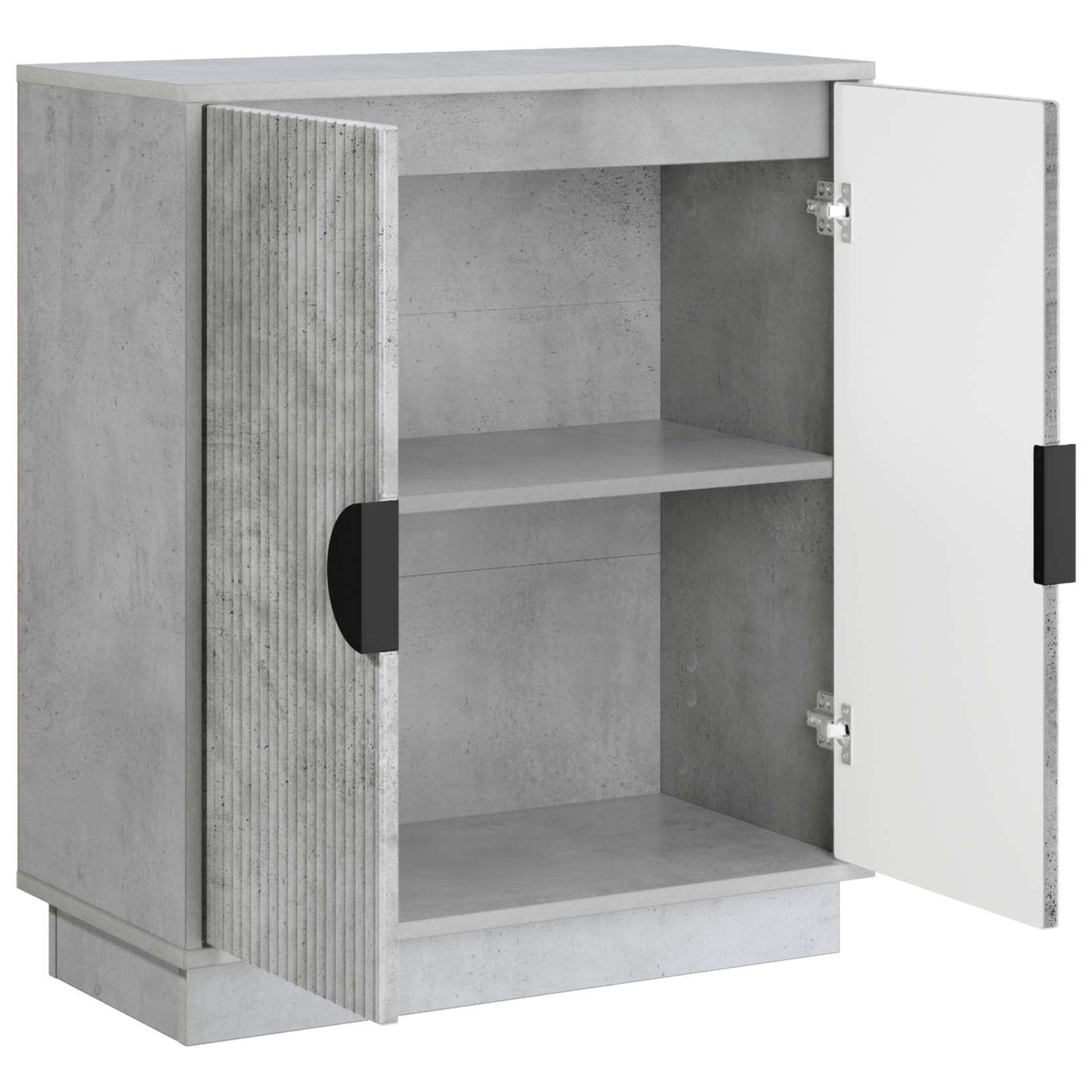vidaXL Πλαϊνό γραφείο VENRAY Γκρι Σκυροδέματος 66 x 33 x 77,5 cm