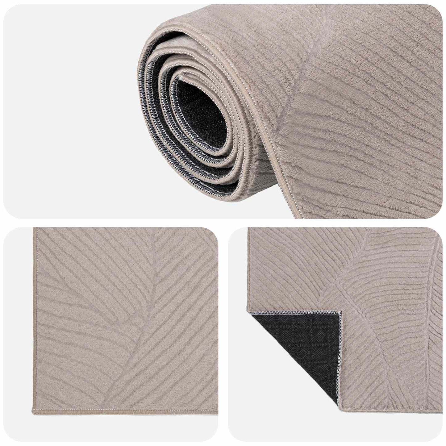 vidaXL Χαλί IZA Μπεζ 200 x 280 εκ. 100% Πολυεστέρας Χαμηλό πέλος