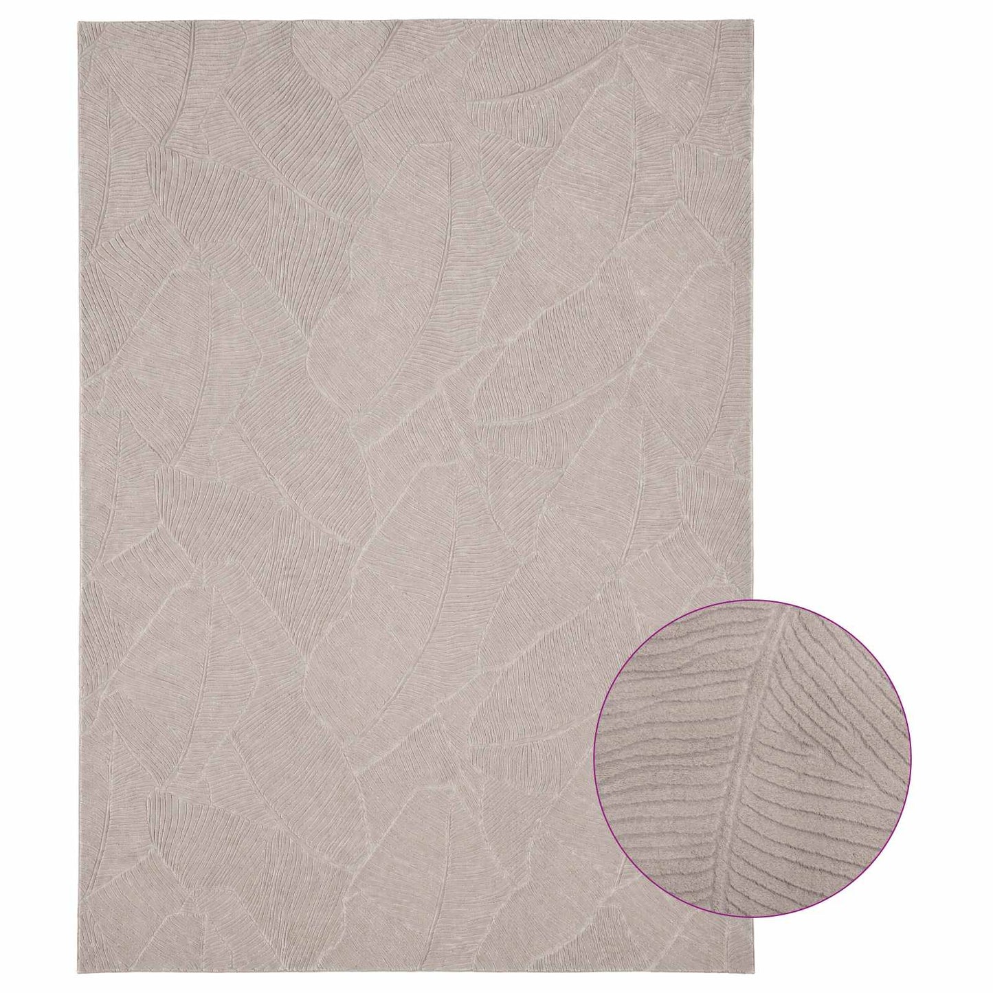 vidaXL Χαλί IZA Μπεζ 200 x 280 εκ. 100% Πολυεστέρας Χαμηλό πέλος