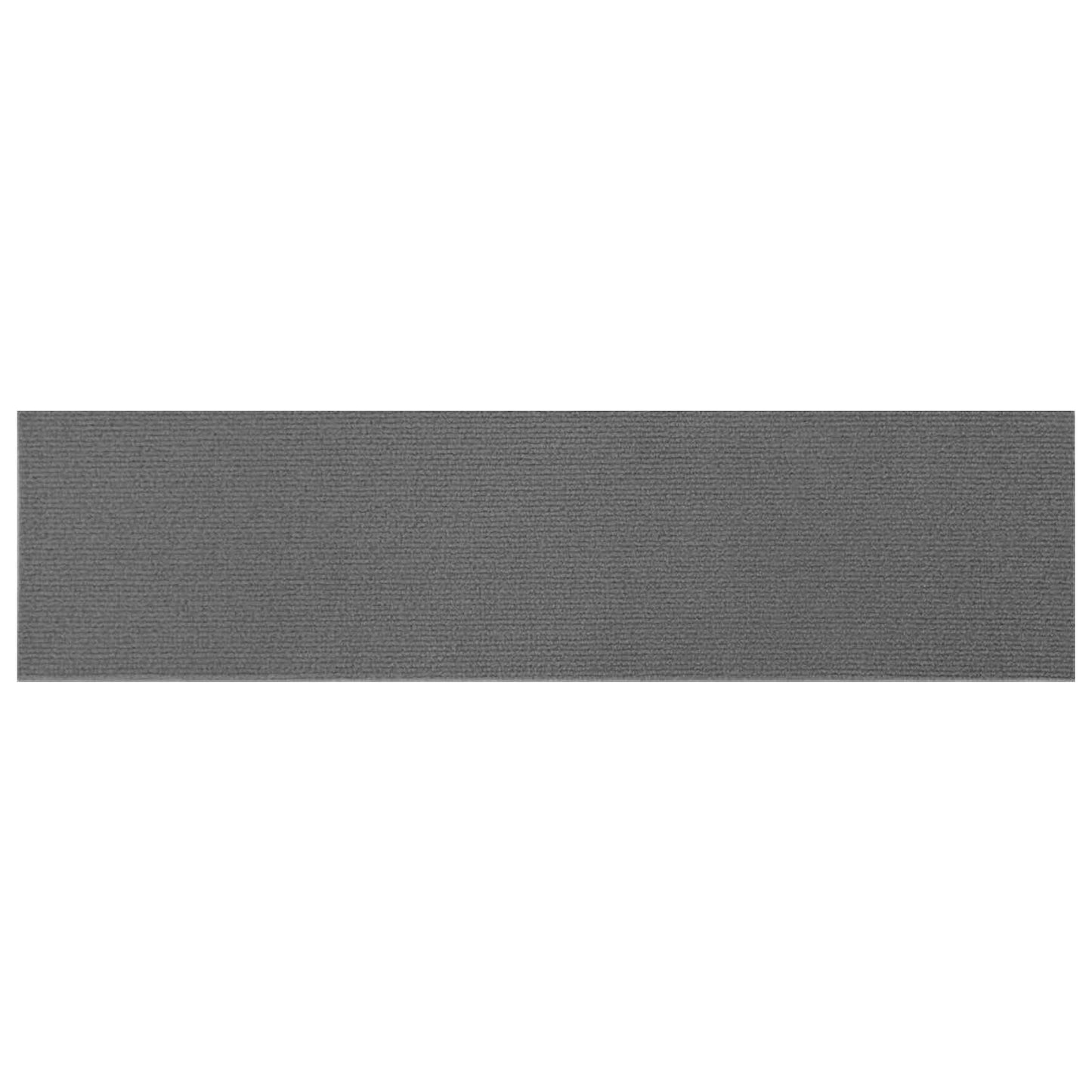 vidaXL Πατάκια σκάλας 15 τμχ. 76 x 20 cm Ανοιχτό γκρι Πολυεστέρας
