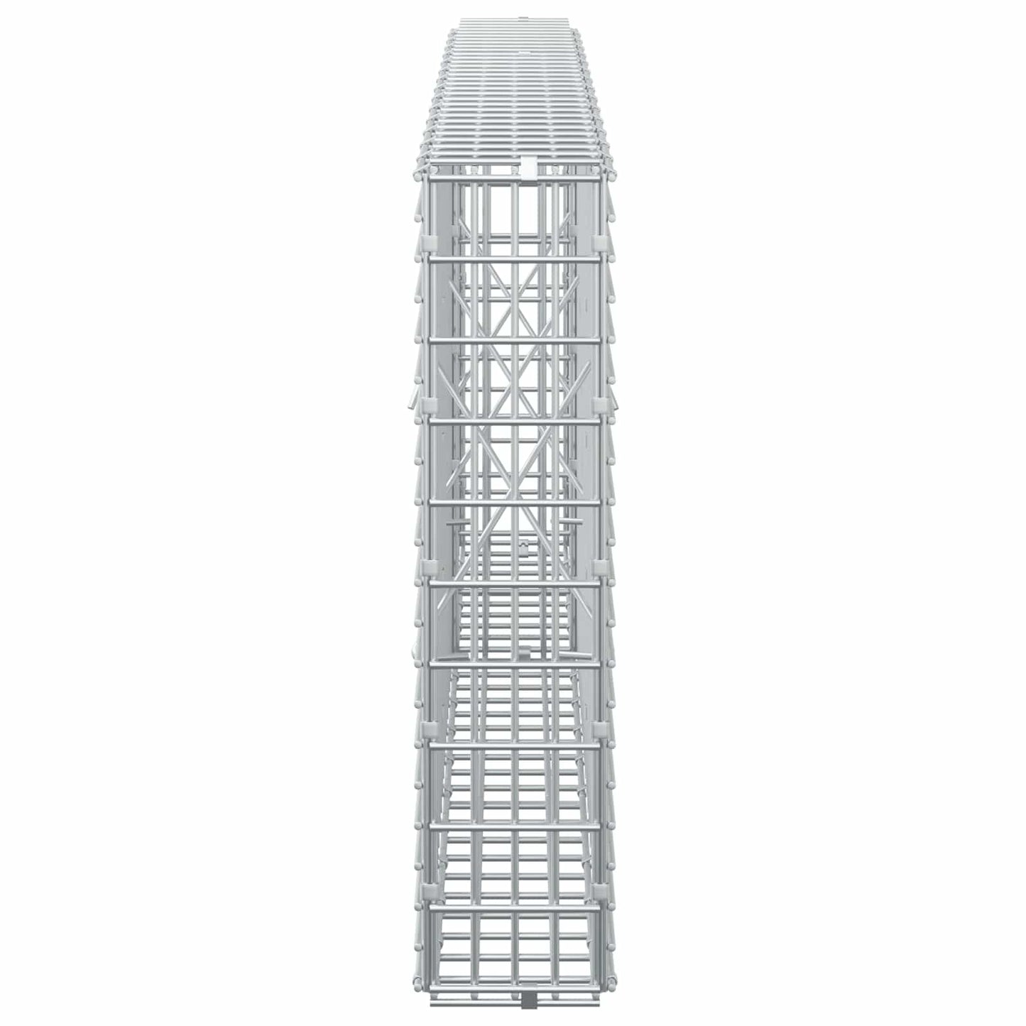 vidaXL Γκαμπιόν με σύρμα 3,5 χλστ και πλέγμα 5x2,5 εκ 150x10x50 εκ