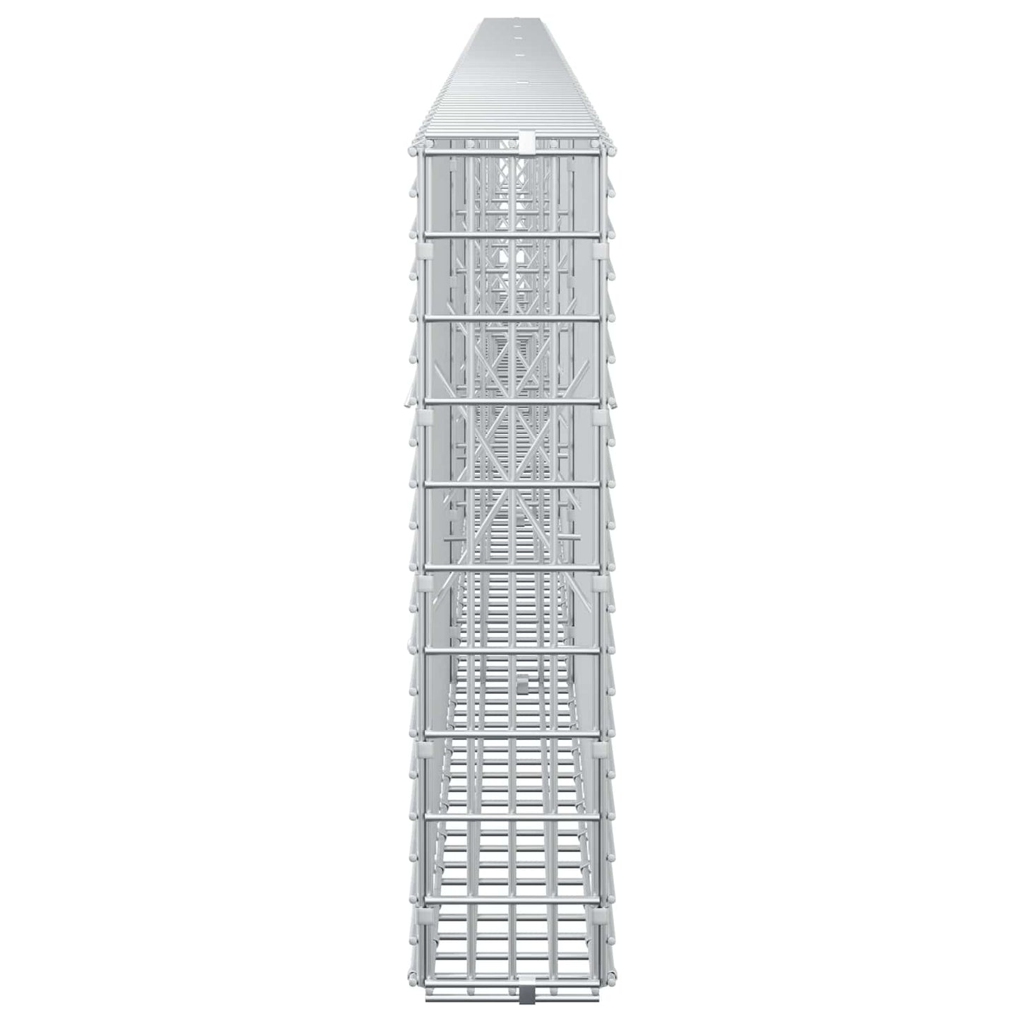 vidaXL Γκαμπιόν με σύρμα 3,5 χλστ και πλέγμα 5x2,5 εκ 500x10x50 εκ