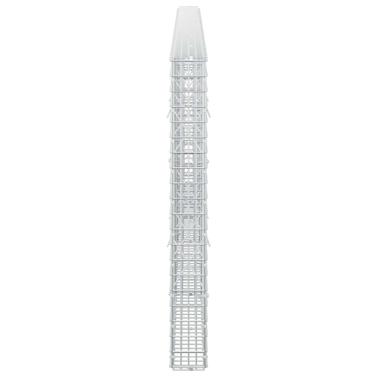 vidaXL Γκαμπιόν με σύρμα 3,5 χλστ και πλέγμα 5x2,5 εκ 350x10x100 εκ