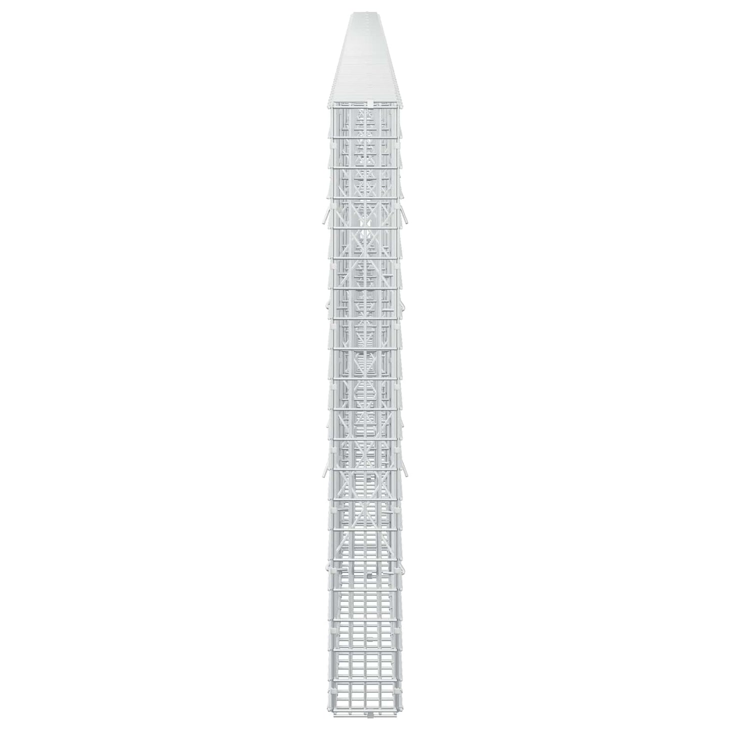 vidaXL Γκαμπιόν με σύρμα 3,5 χλστ και πλέγμα 5x2,5 εκ 750x10x100 εκ