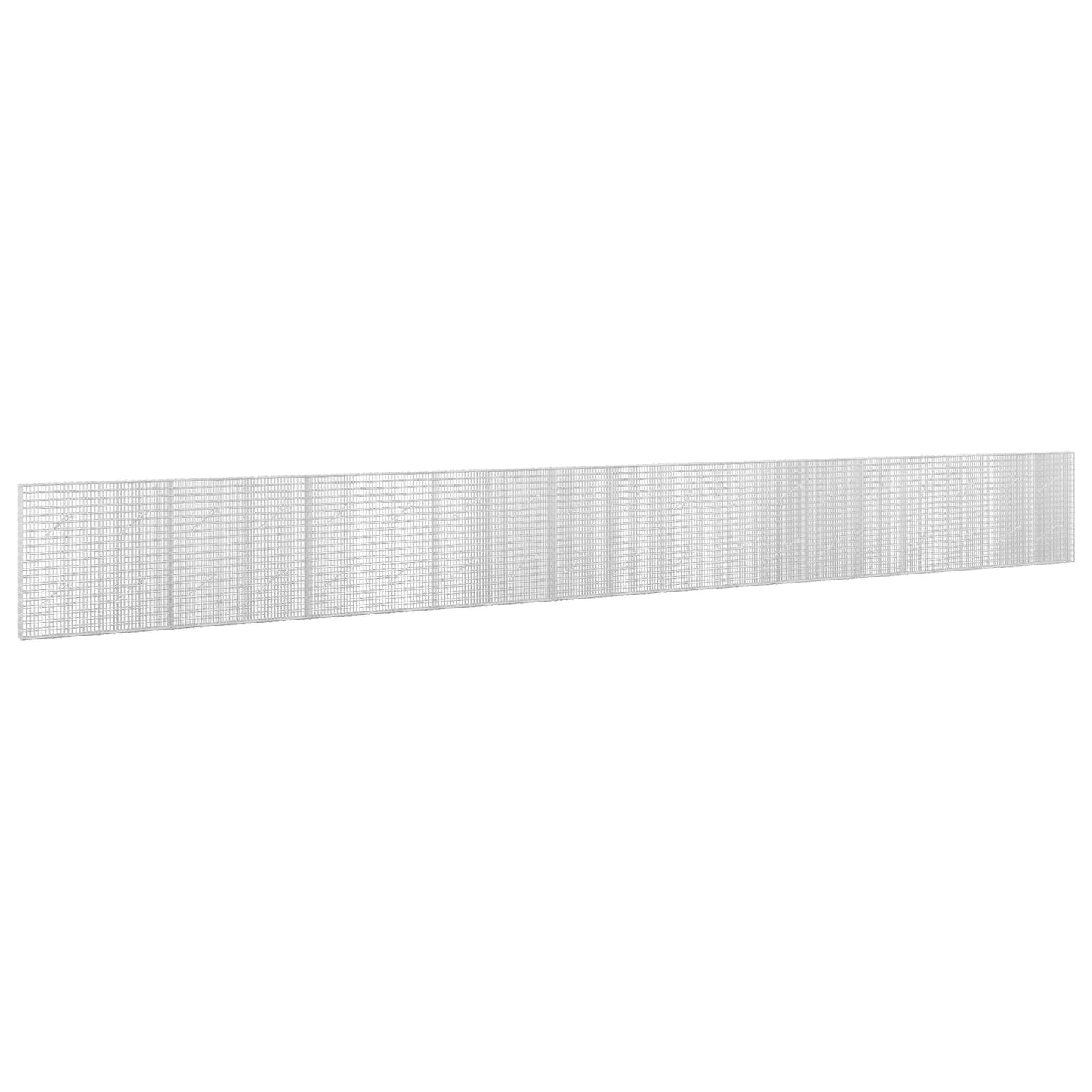 vidaXL Γκαμπιόν με σύρμα 3,5 mm και πλέγμα 5x2,5 cm 950x10x100 εκ.
