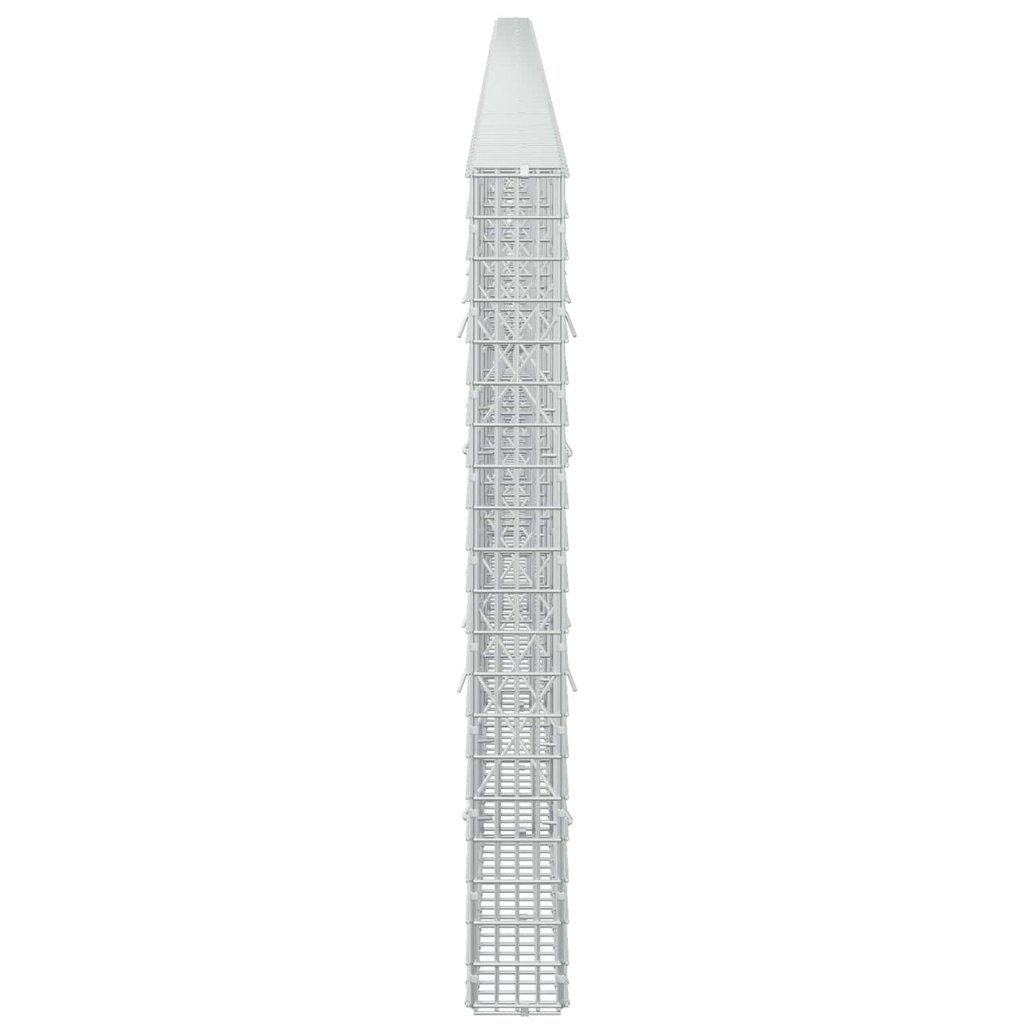 vidaXL Γκαμπιόν με σύρμα 3,5 mm και πλέγμα 5x2,5 cm 950x10x100 εκ.
