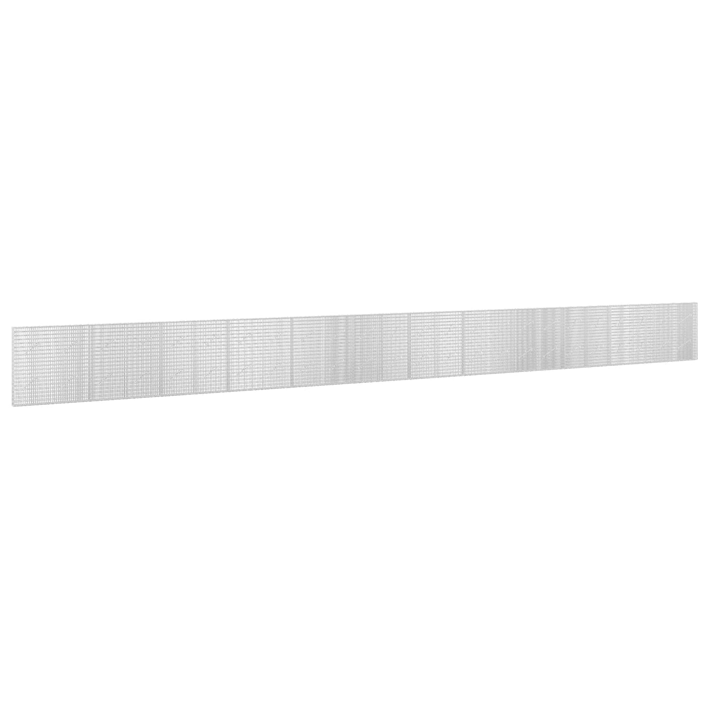 vidaXL Γκαμπιόν με σύρμα 3,5 mm και πλέγμα 5x2,5 cm 1200x10x100 εκ.