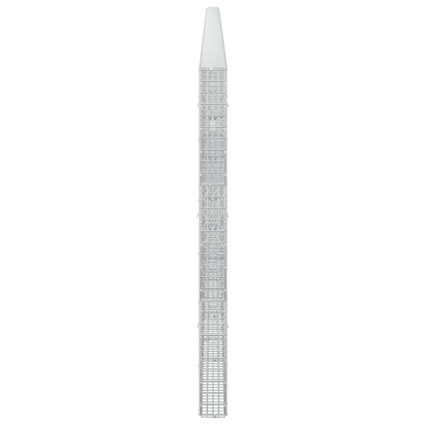 vidaXL Γκαμπιόν με σύρμα 3,5 mm και πλέγμα 5x2,5 cm 900x10x150 εκ