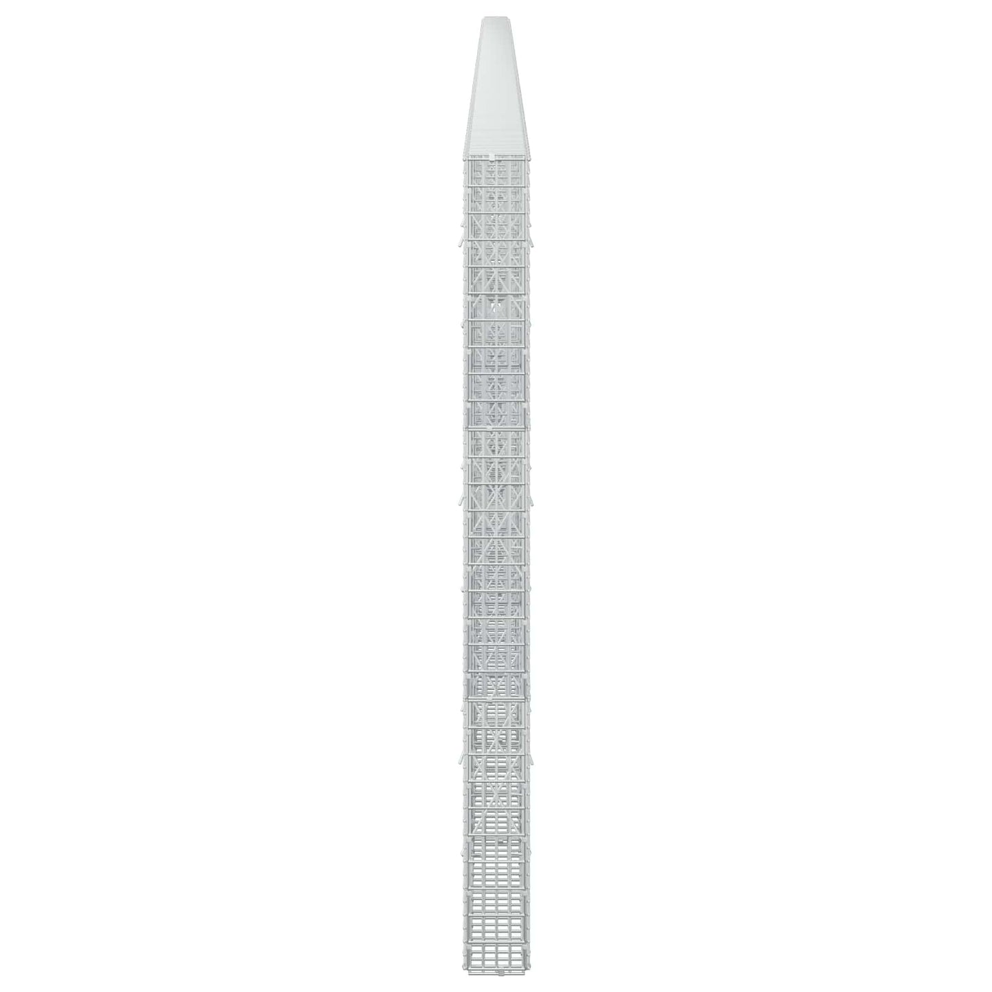 vidaXL Γκαμπιόν με σύρμα 3,5 mm και πλέγμα 5x2,5 cm 1050x10x150 εκ