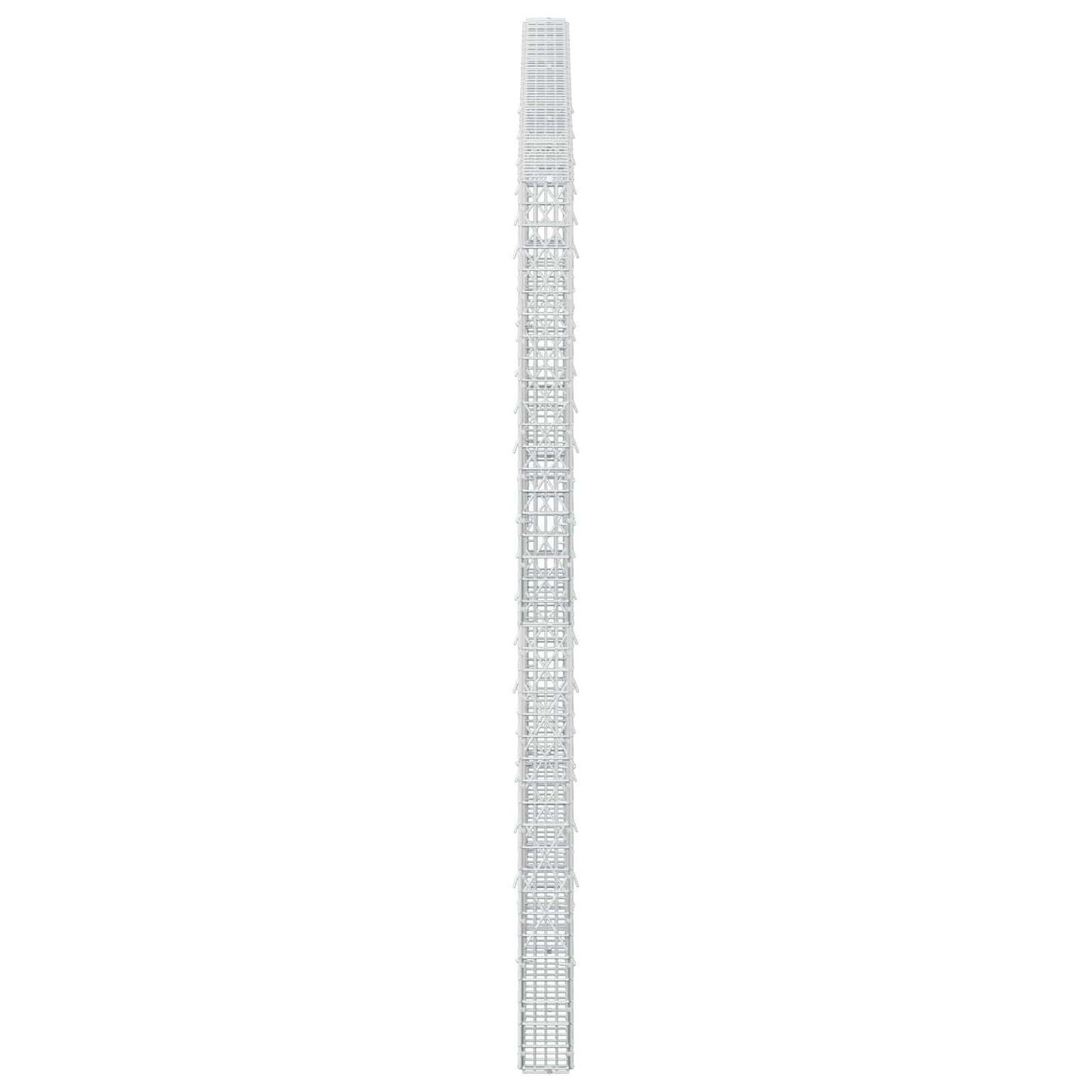 vidaXL Γκαμπιόν με σύρμα 3,5 mm και πλέγμα 5x2,5 cm 300x10x200 εκ
