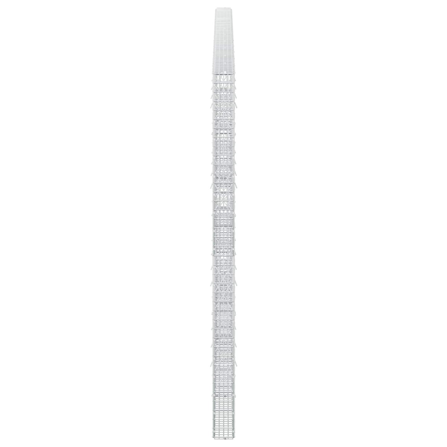 vidaXL Γκαμπιόν με σύρμα 3,5 mm και πλέγμα 5x2,5 cm 500x10x200 εκ