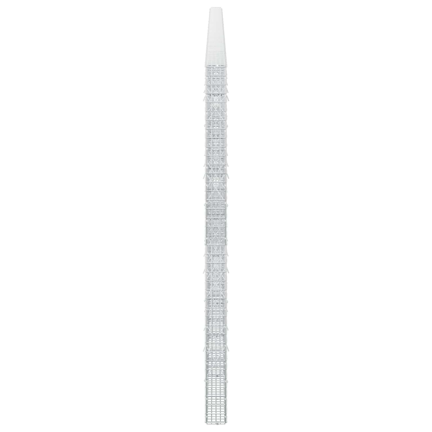 vidaXL Γκαμπιόν με σύρμα 3,5 χλστ και πλέγμα 5x2,5 εκ 750x10x200 εκ