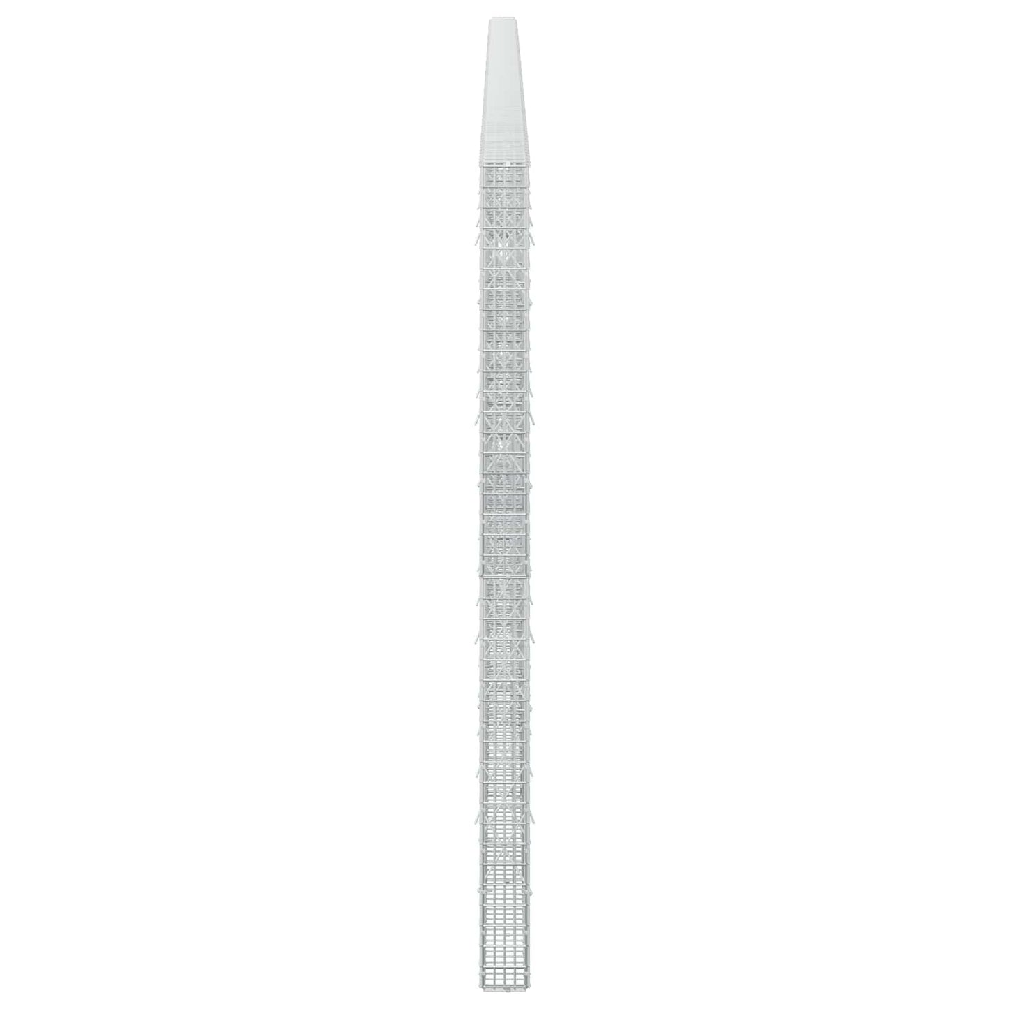 vidaXL Γκαμπιόν με σύρμα 3,5 χλστ και πλέγμα 5x2,5 εκ 850x10x200 εκ