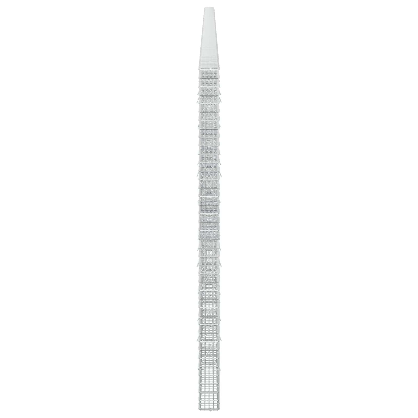 vidaXL Γκαμπιόν με σύρμα 3,5 mm και πλέγμα 5x2,5 cm 1050x10x200 εκ