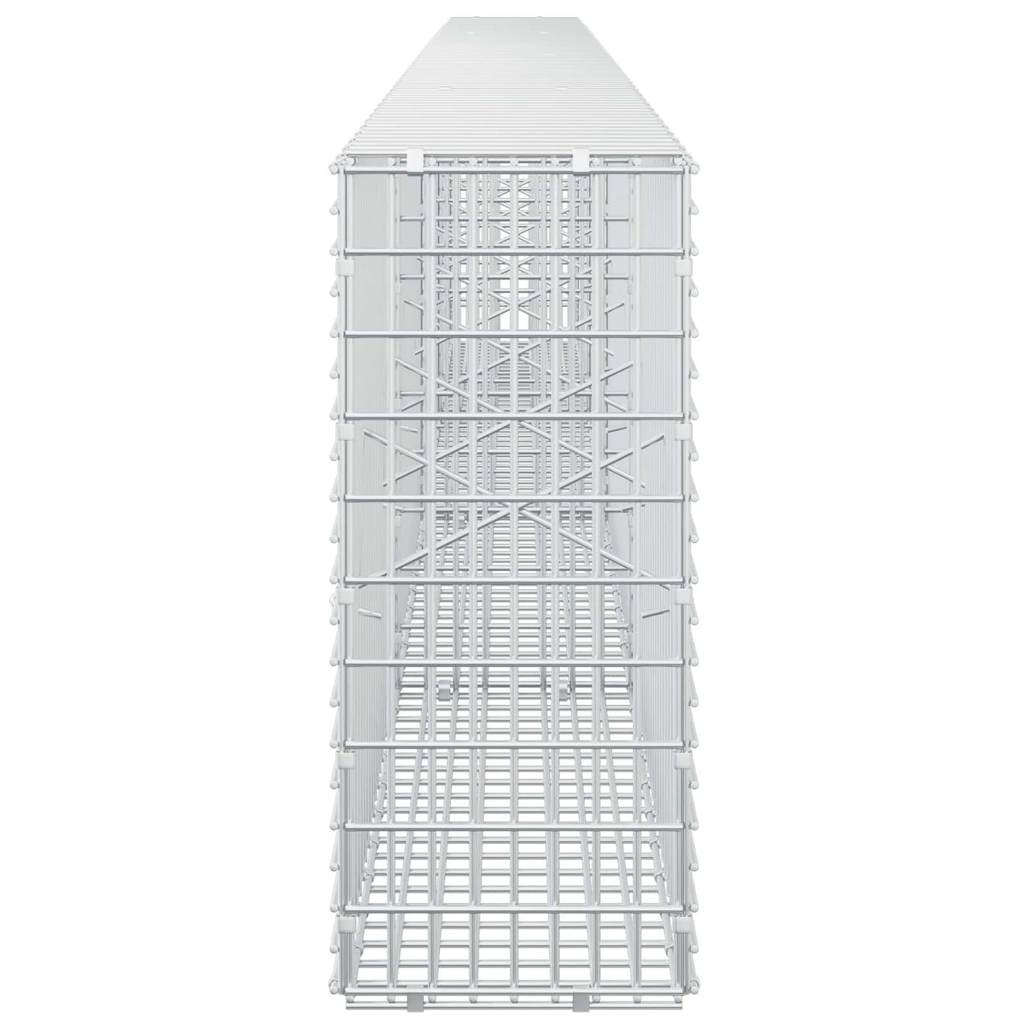 vidaXL Γκαμπιόν με σύρμα 3,5 χλστ και πλέγμα 5x2,5 εκ 400x20x50 εκ