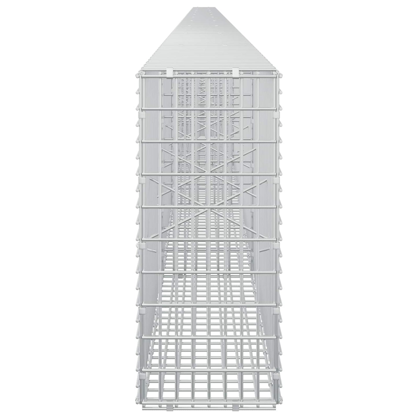 vidaXL Γκαμπιόν με σύρμα 3,5 mm και πλέγμα 5x2,5 cm 1100x20x50 εκ