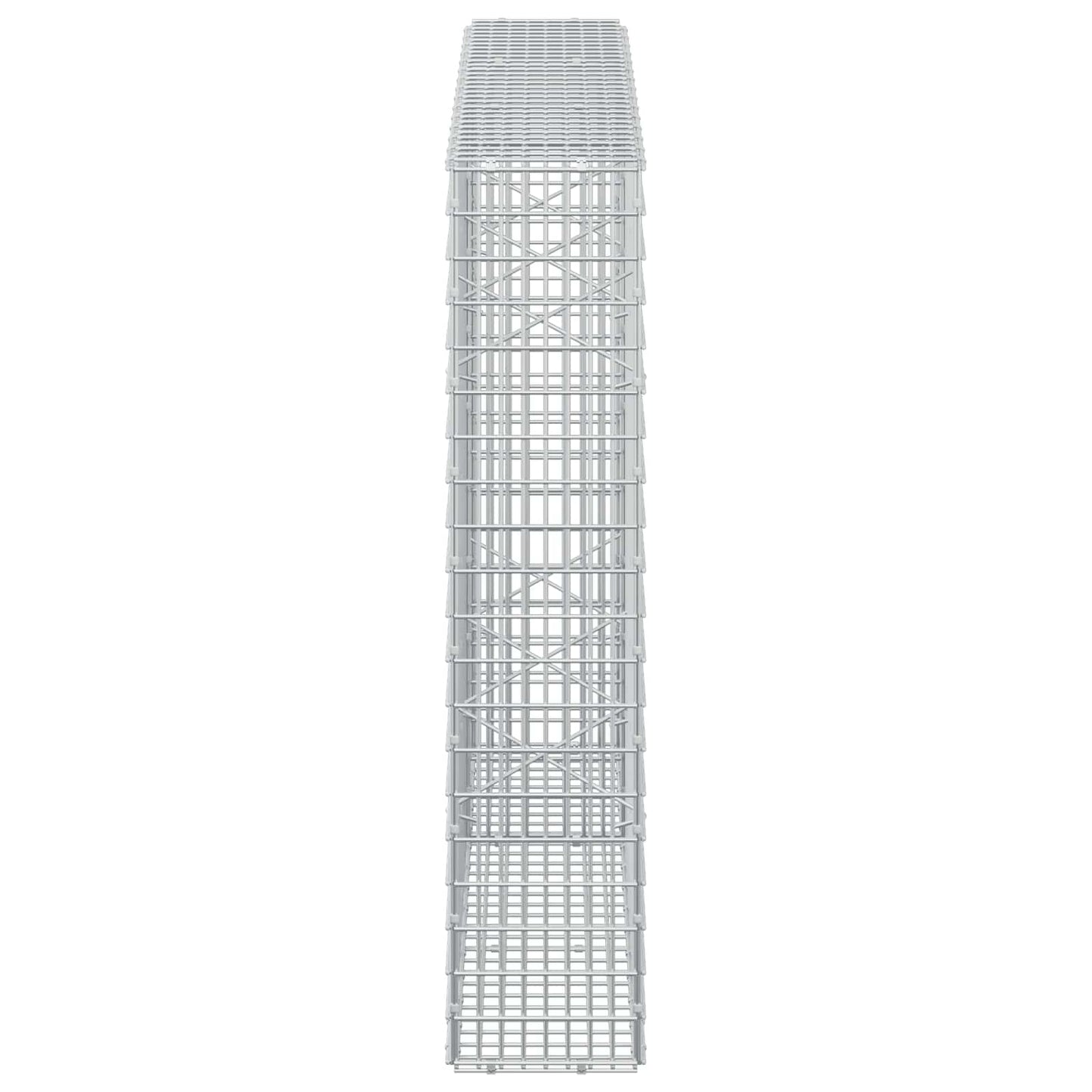 vidaXL Γκαμπιόν με σύρμα 3,5 χλστ και πλέγμα 5x2,5 εκ 150x20x100 εκ