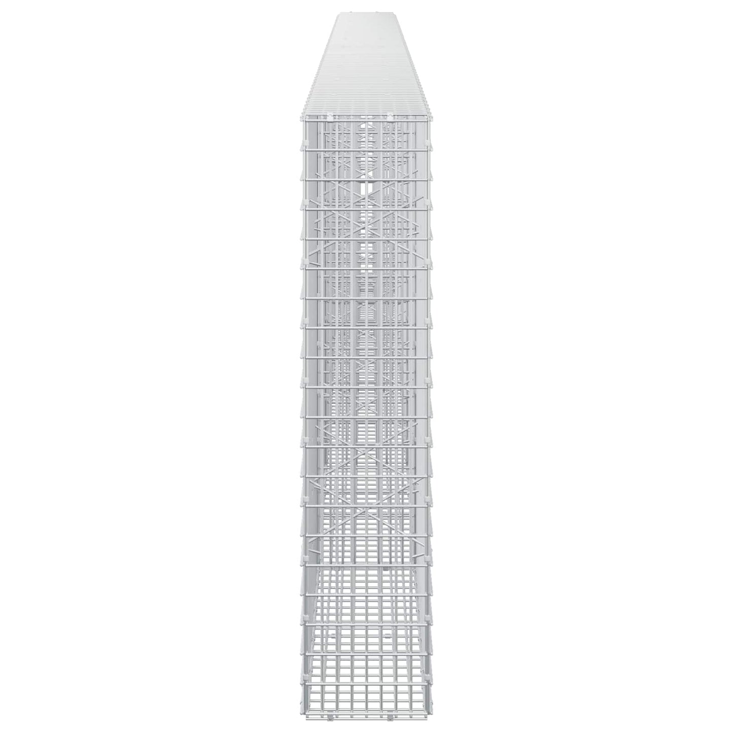 vidaXL Γκαμπιόν με σύρμα 3,5 mm και πλέγμα 5x2,5 cm 550x20x100 εκ.