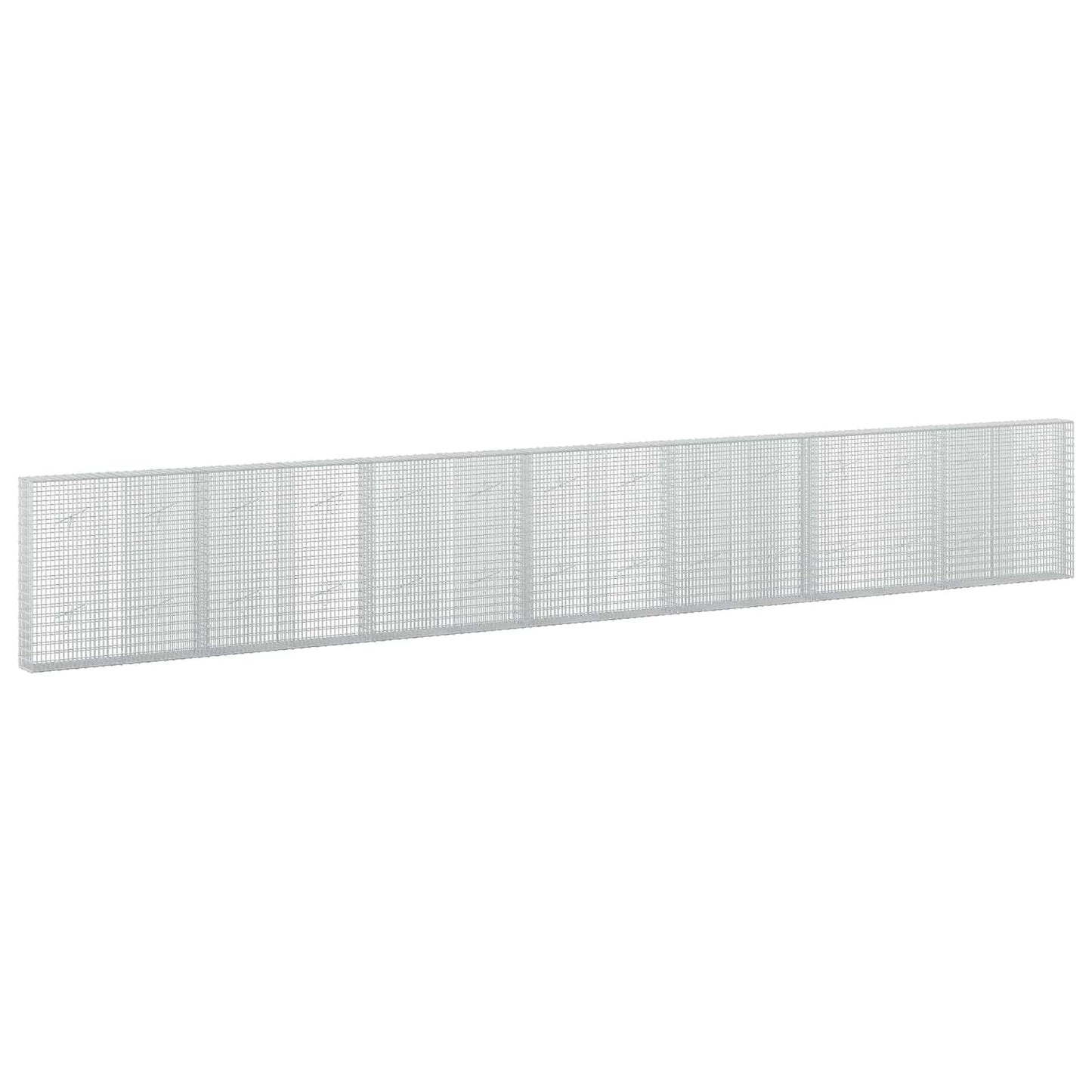 vidaXL Γκαμπιόν με σύρμα 3,5 mm και πλέγμα 5x2,5 cm 700x20x100 εκ