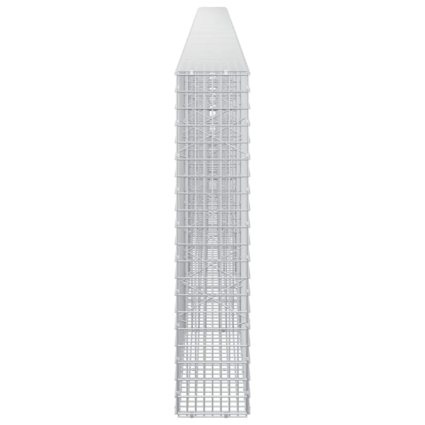 vidaXL Γκαμπιόν με σύρμα 3,5 mm και πλέγμα 5x2,5 cm 700x20x100 εκ