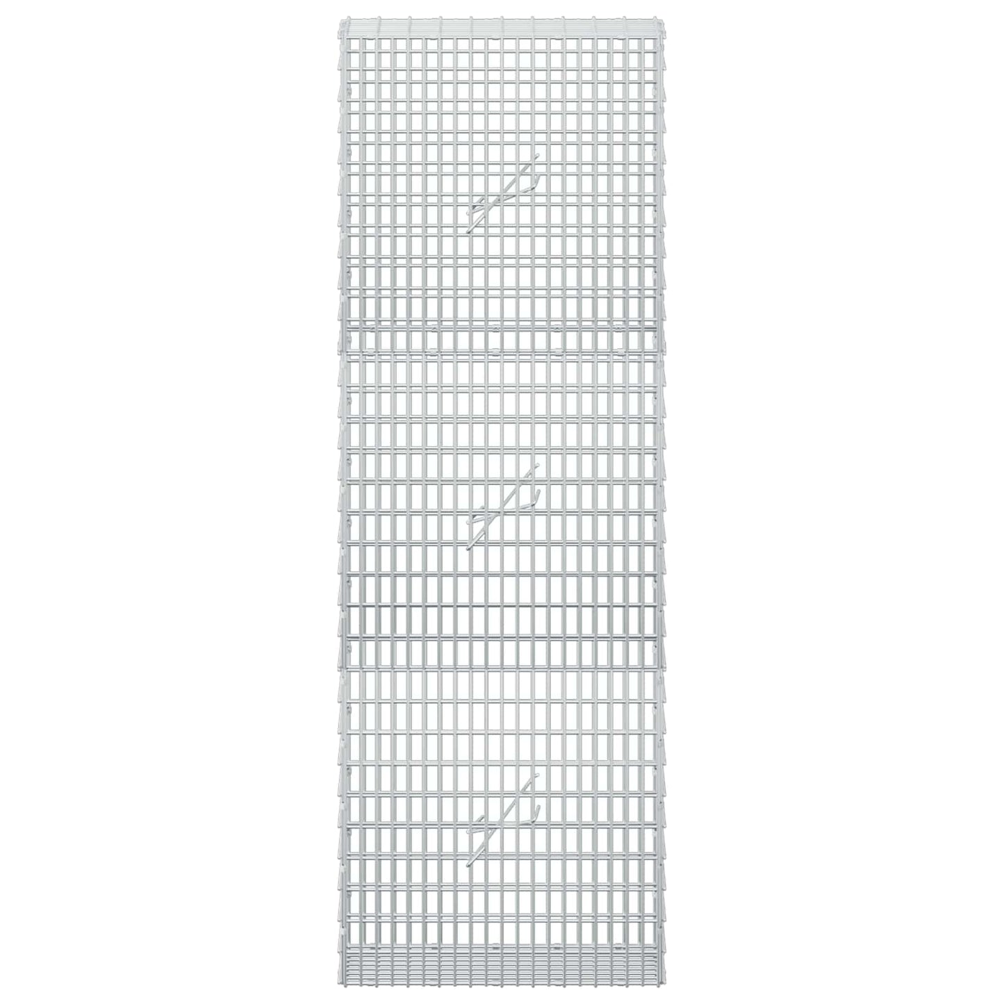 vidaXL Γκαμπιόν με σύρμα 3,5 mm και πλέγμα 5x2,5 cm 50x20x150 εκ.