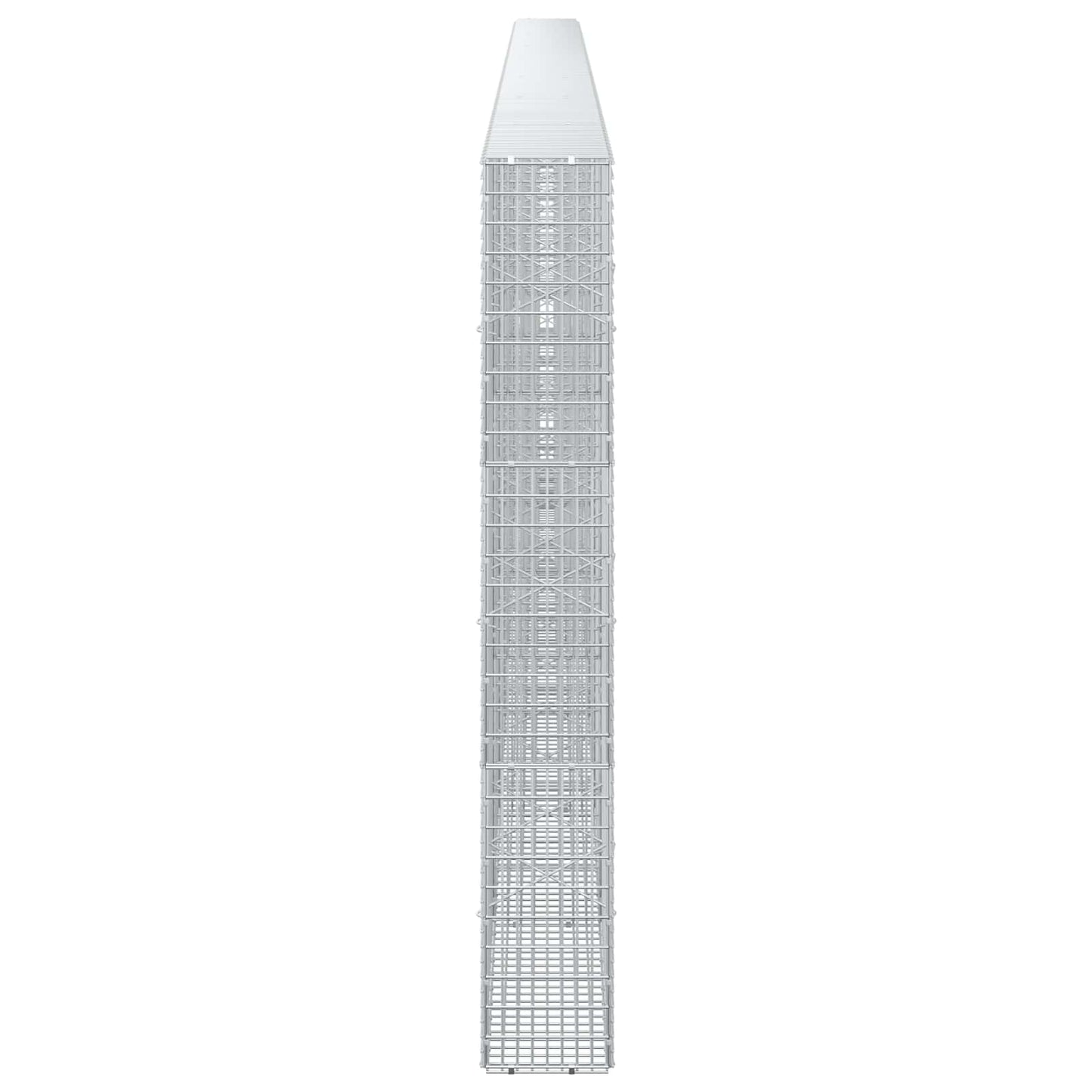vidaXL Γκαμπιόν με σύρμα 3,5 χλστ και πλέγμα 5x2,5 εκ 750x20x150 εκ