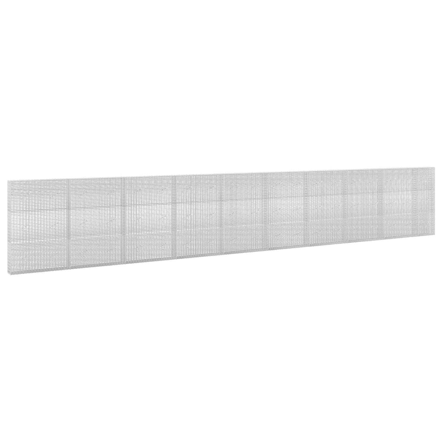 vidaXL Γκαμπιόν με σύρμα 3,5 mm και πλέγμα 5x2,5 cm 950x20x150 εκ