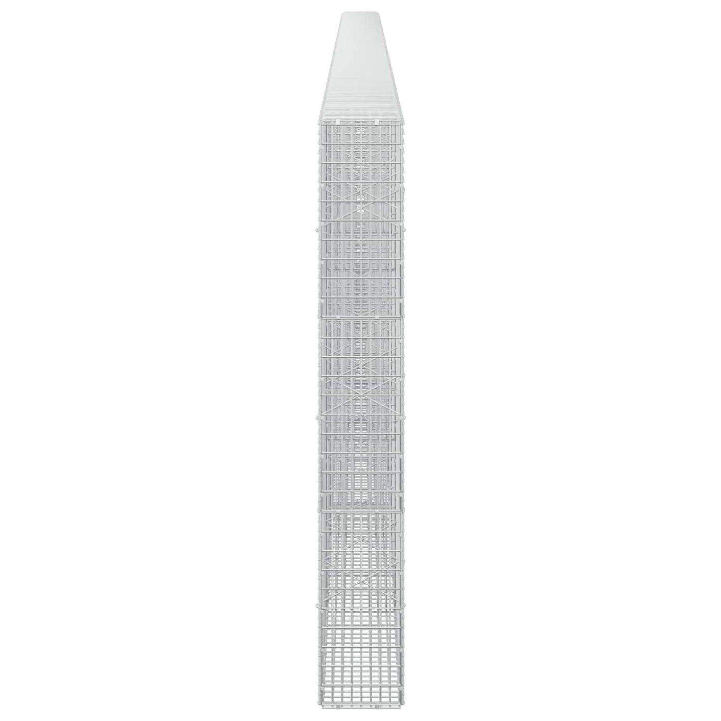 vidaXL Γκαμπιόν με σύρμα 3,5 mm και πλέγμα 5x2,5 cm 950x20x150 εκ