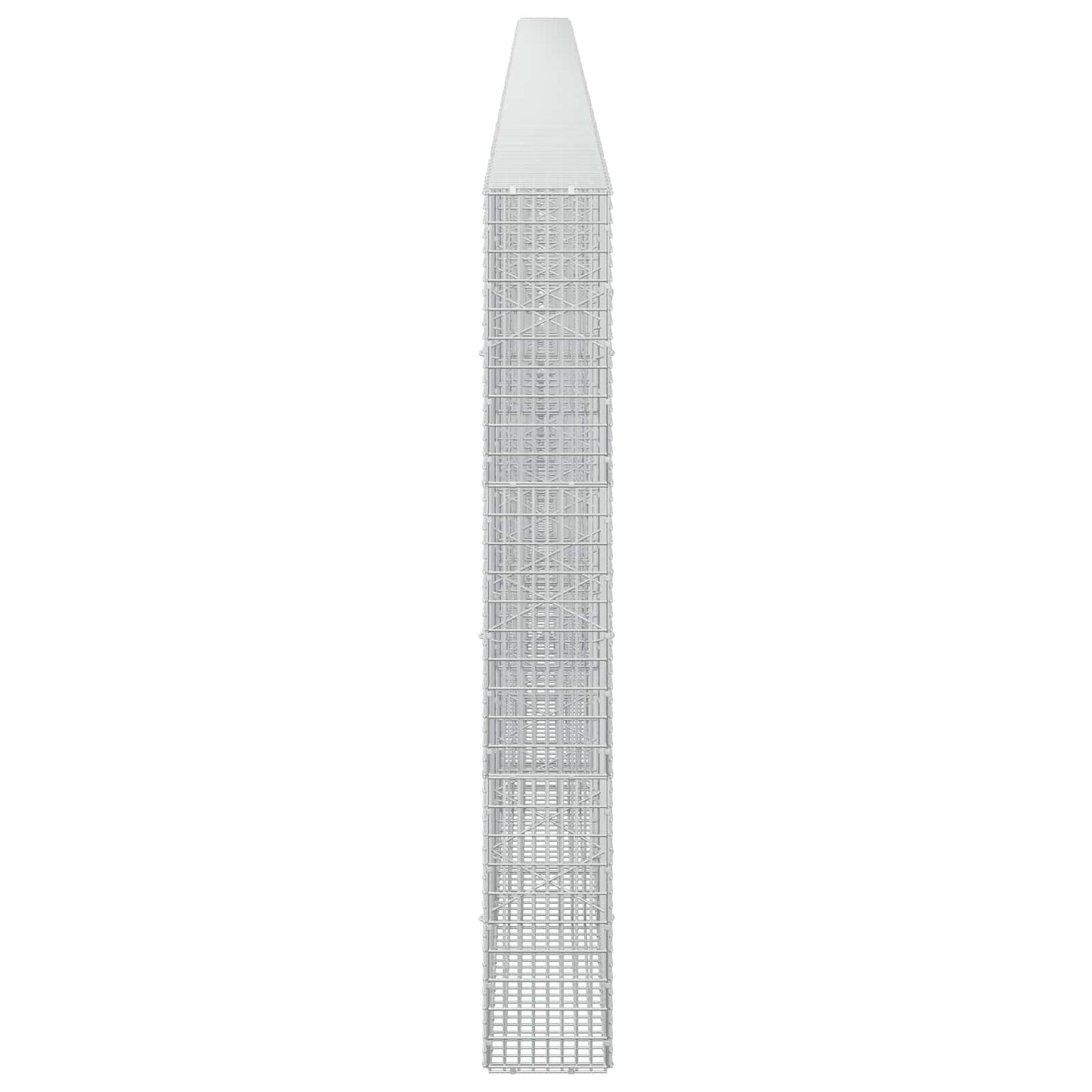 vidaXL Γκαμπιόν με σύρμα 3,5 χλστ και πλέγμα 5x2,5 εκ 1050x20x150 εκ