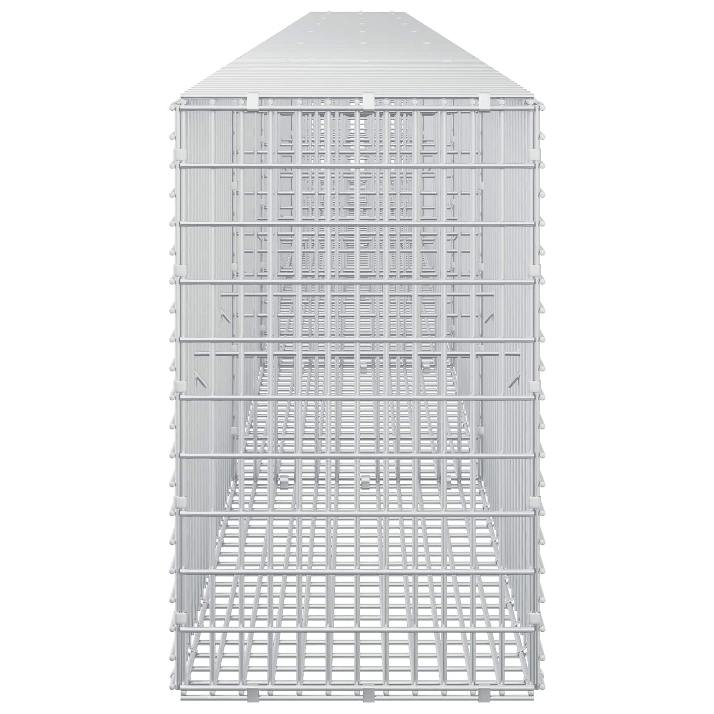 vidaXL Γκαμπιόν με σύρμα 3,5 mm και πλέγμα 5x2,5 cm 650x30x50 εκ.