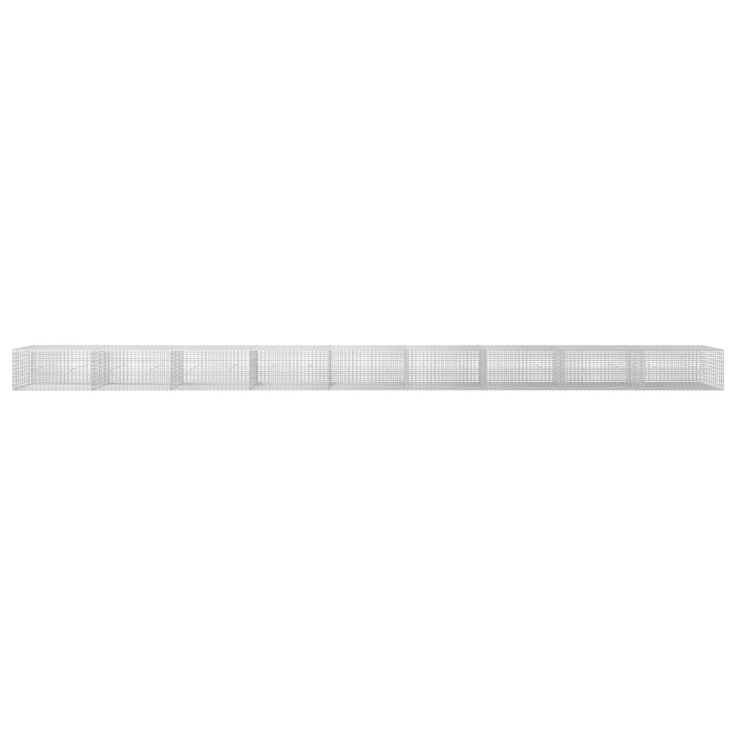 vidaXL Γκαμπιόν με σύρμα 3,5 mm και πλέγμα 5x2,5 cm 900x30x50 εκ