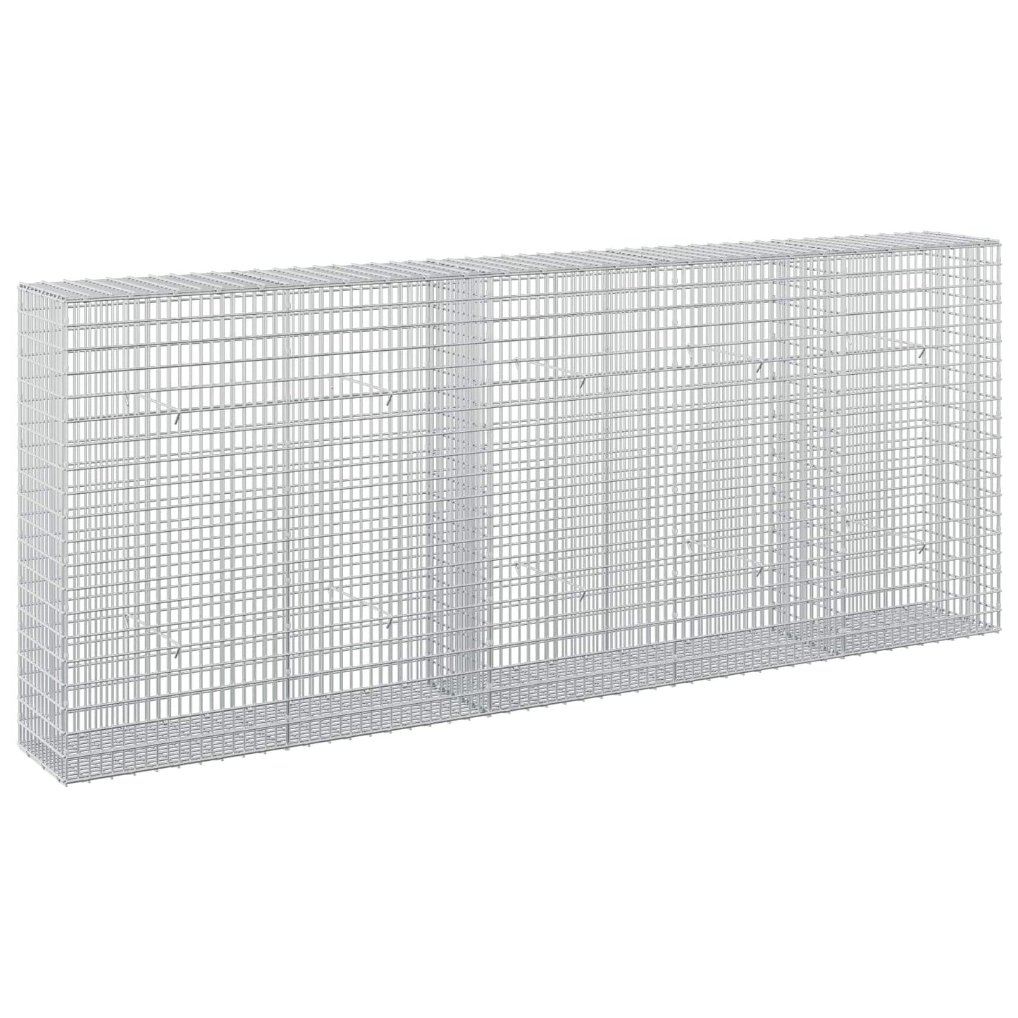 vidaXL Γκαμπιόν με σύρμα 3,5 χλστ και πλέγμα 5x2,5 εκ 250x30x100 εκ