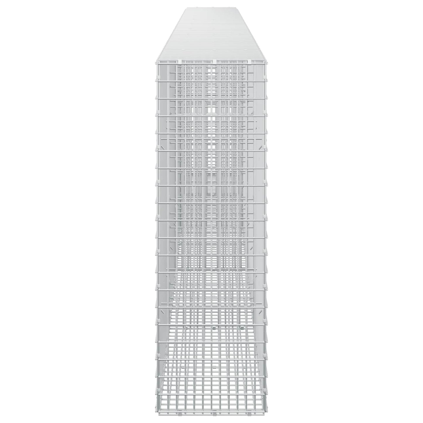 vidaXL Γκαμπιόν με σύρμα 3,5 mm και πλέγμα 5x2,5 cm 500x30x100 εκ