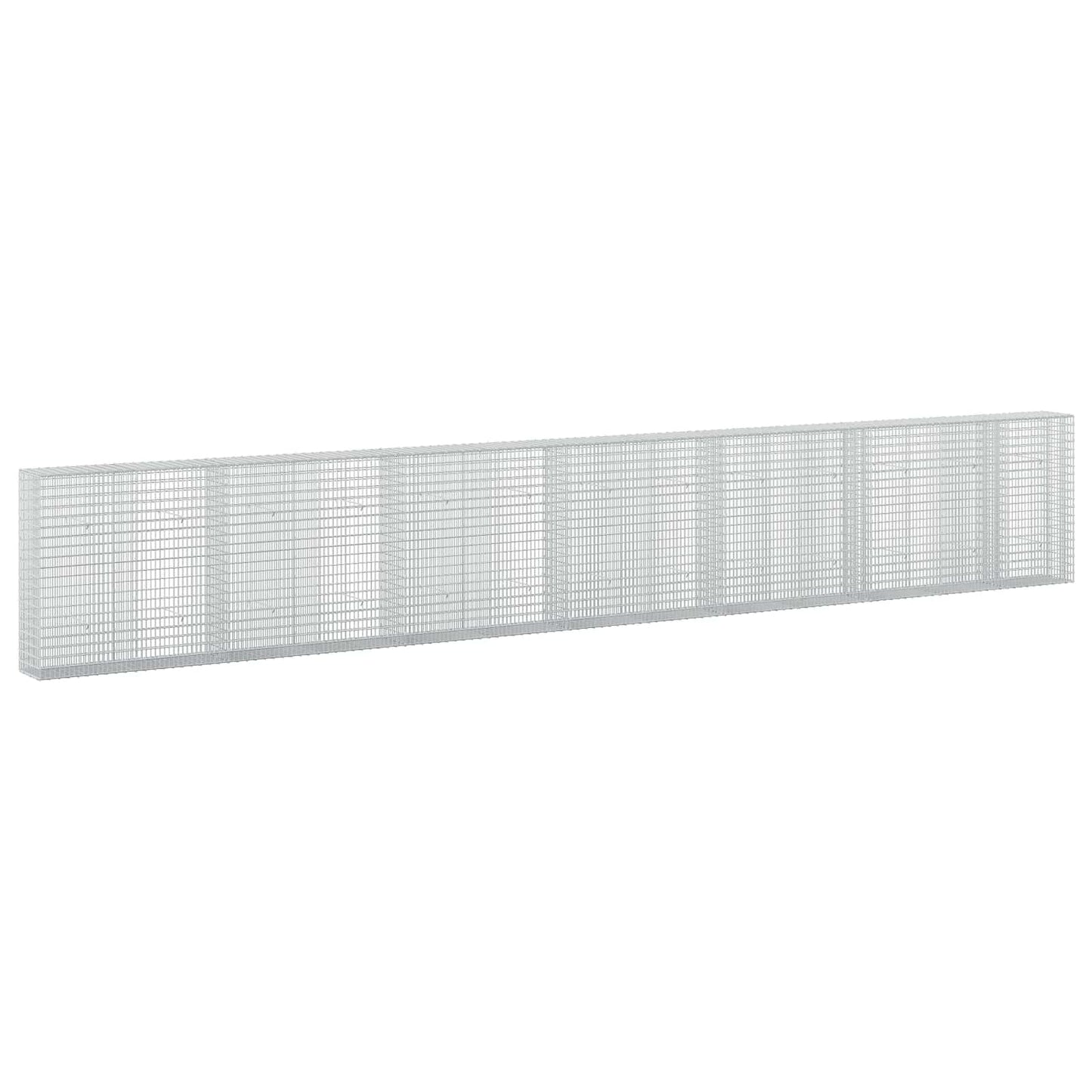 vidaXL Γκαμπιόν με σύρμα 3,5 χλστ και πλέγμα 5x2,5 εκ 650x30x100 εκ
