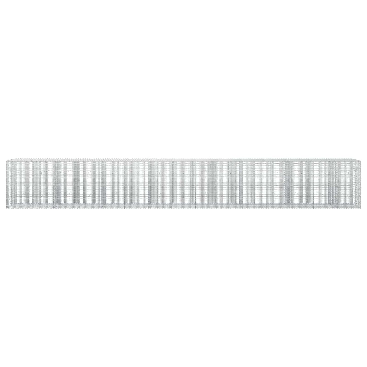 vidaXL Γκαμπιόν με σύρμα 3,5 mm και πλέγμα 5x2,5 cm 750x30x100 εκ