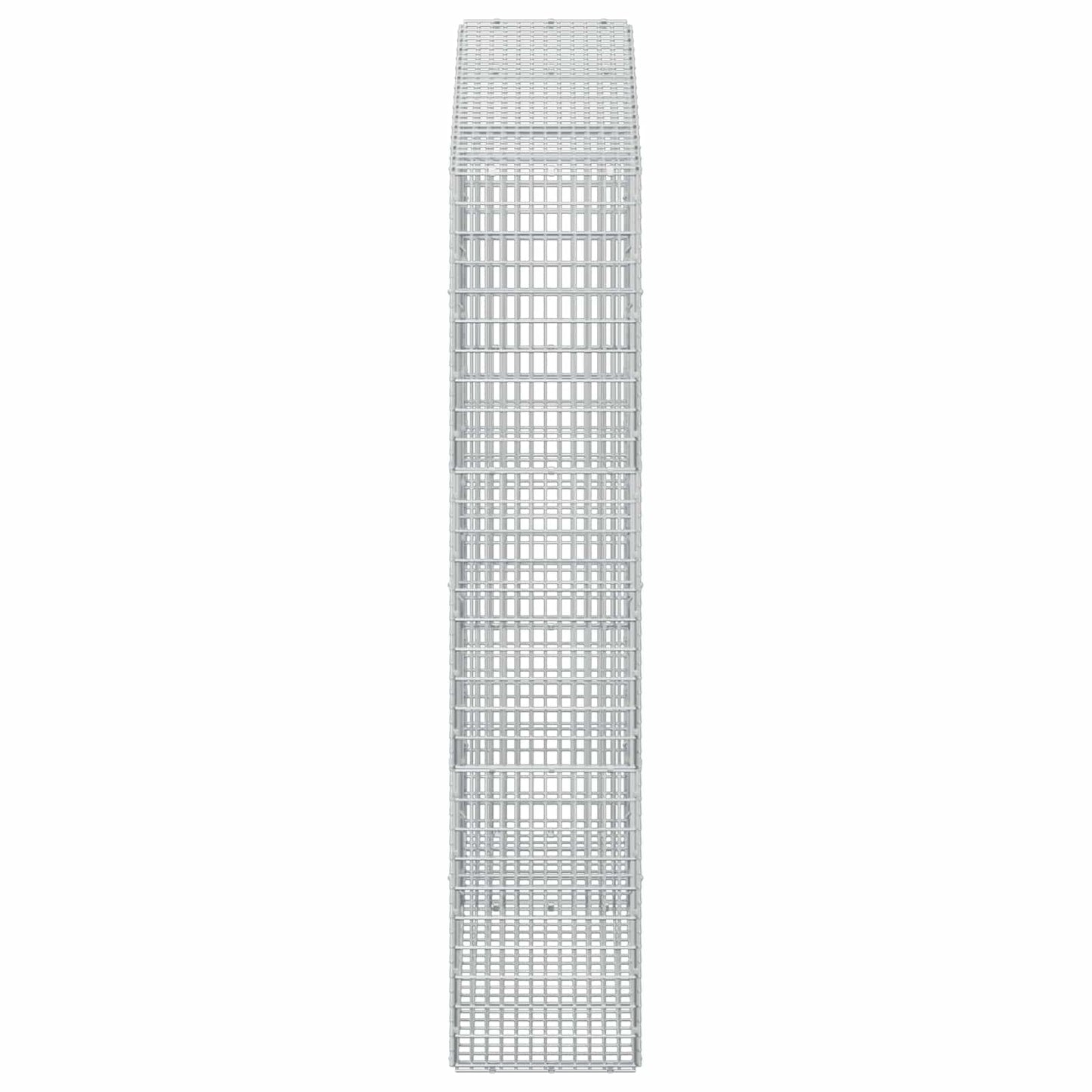 vidaXL Γκαμπιόν με σύρμα 3,5 mm και πλέγμα 5x2,5 cm 150x30x150 εκ